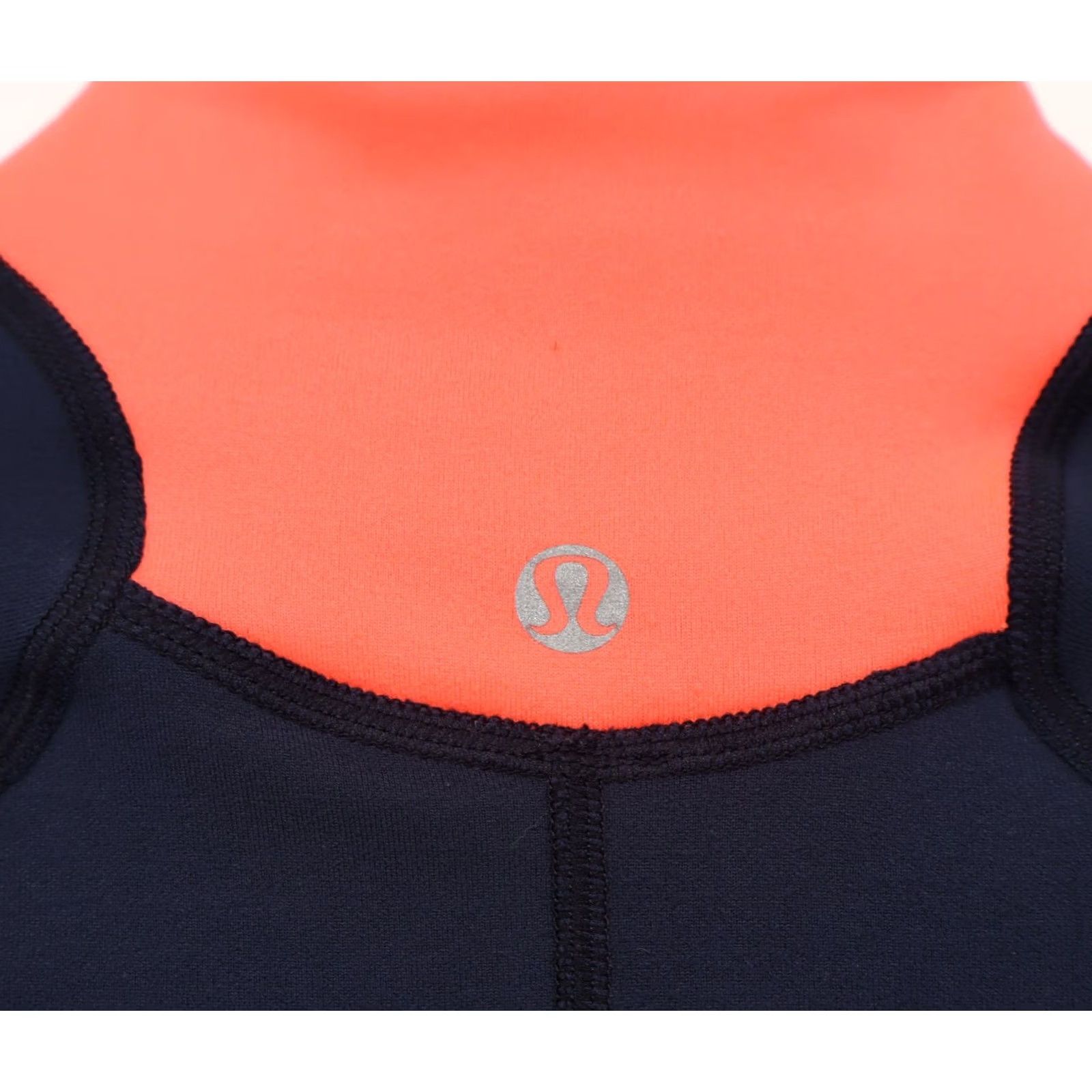 Lululemon Lululemon Run U-Turn 1/2 Zip Pull Over Light Flare Inkwell Classic Stripe Sz 8 Size ONE SIZE - 3 Thumbnail