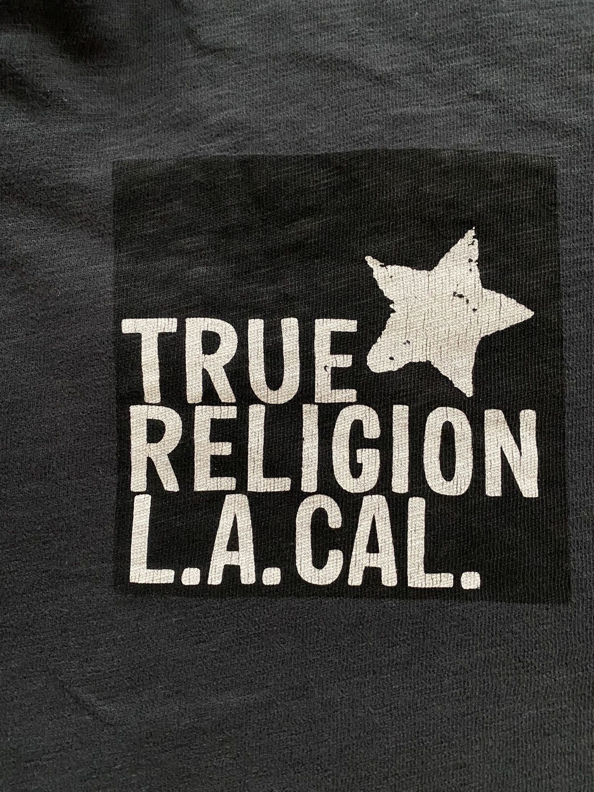 True Religion × Vintage Rare True Religion Big City of Angeles Los Angeles T Shirt Size US L / EU 52-54 / 3 - 15 Thumbnail