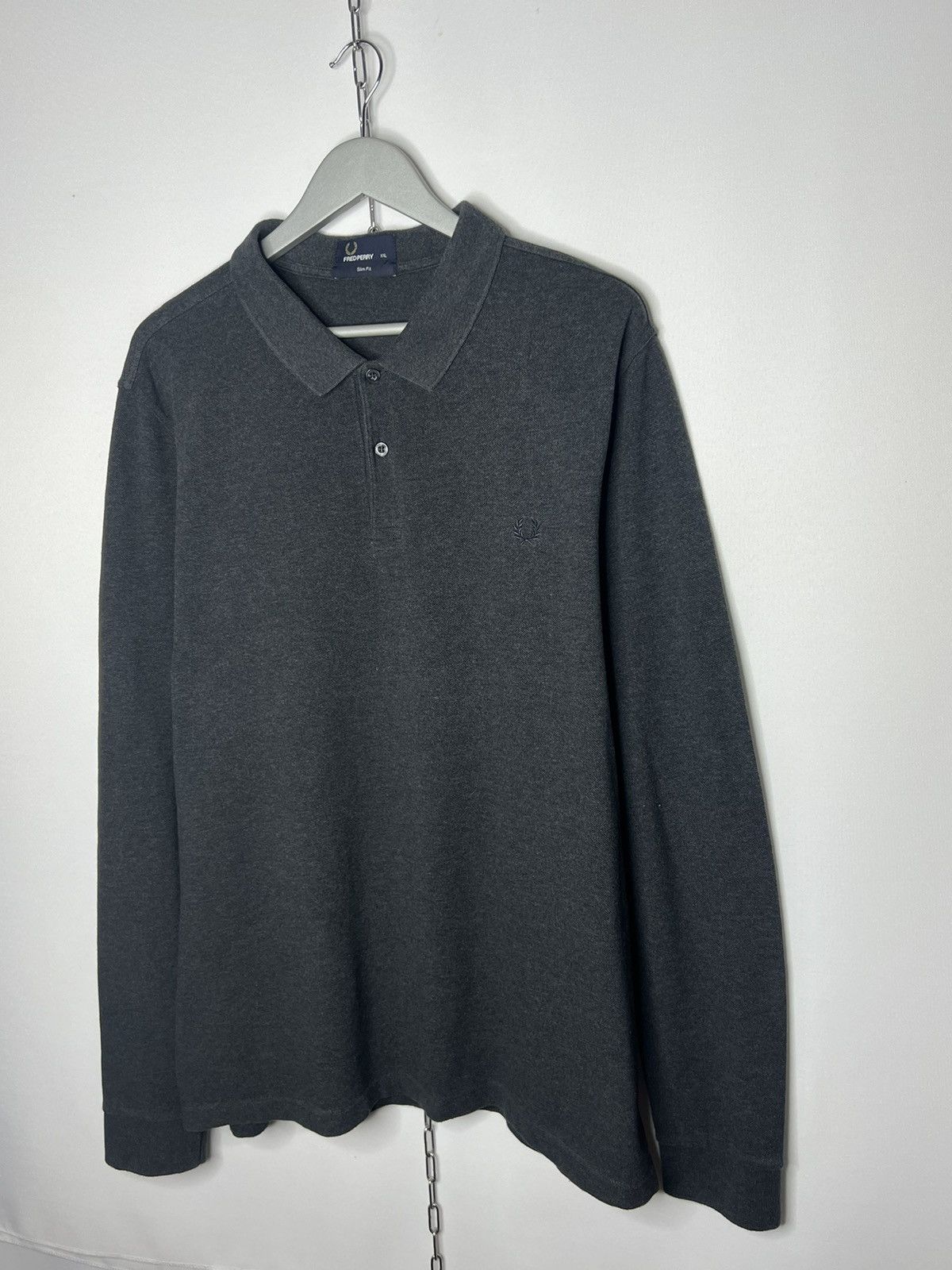 Other Vintage Fred Perry Polo Shirt Long Sleeve Rugby Rare Size US XXL / EU 58 / 5 - 2 Thumbnail