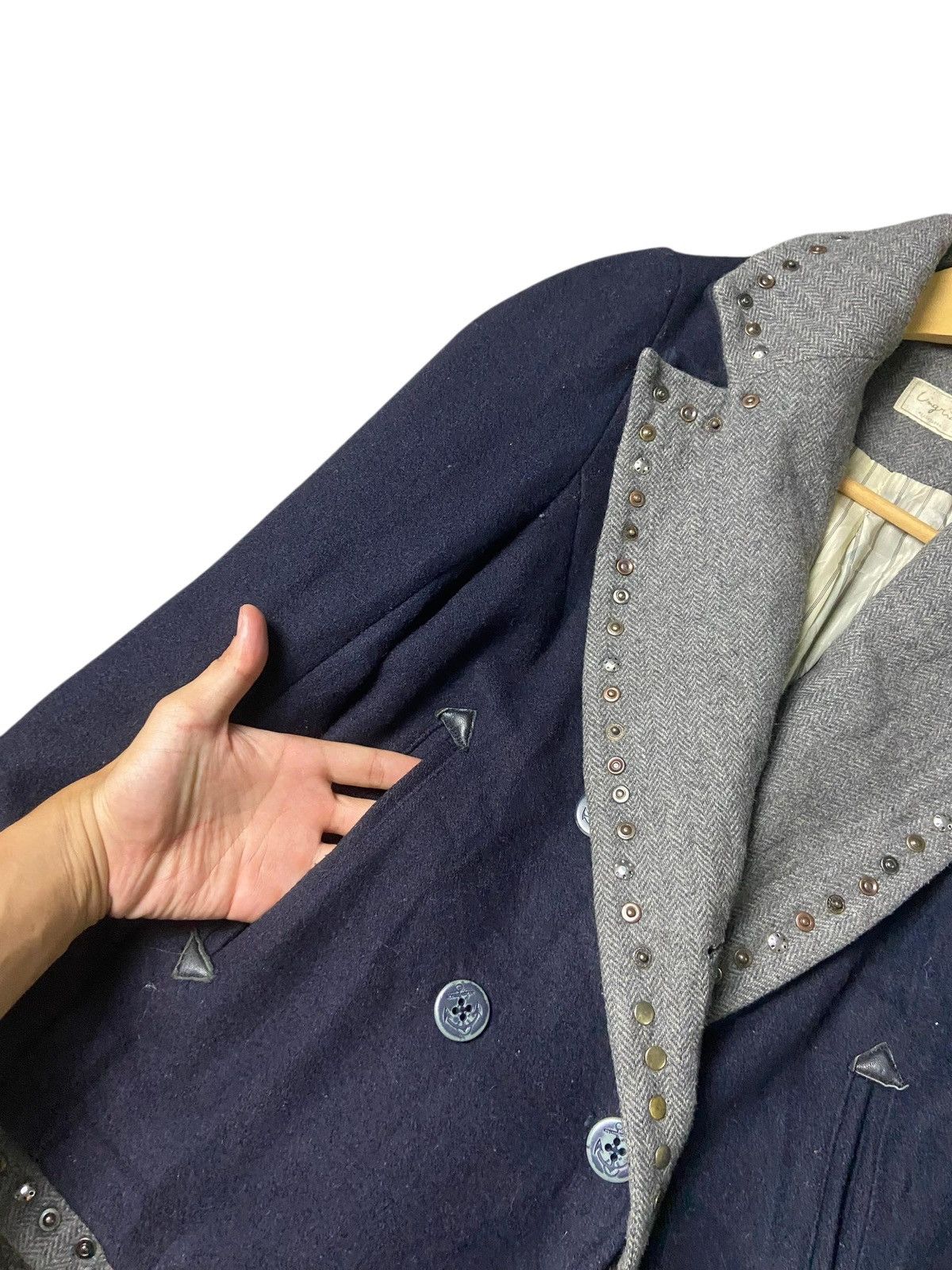 Japanese Brand × Seditionaries × Vintage UNGRID Japanese Brand Chesterfield Wool Coat (133) Size US M / EU 48-50 / 2 - 5 Thumbnail