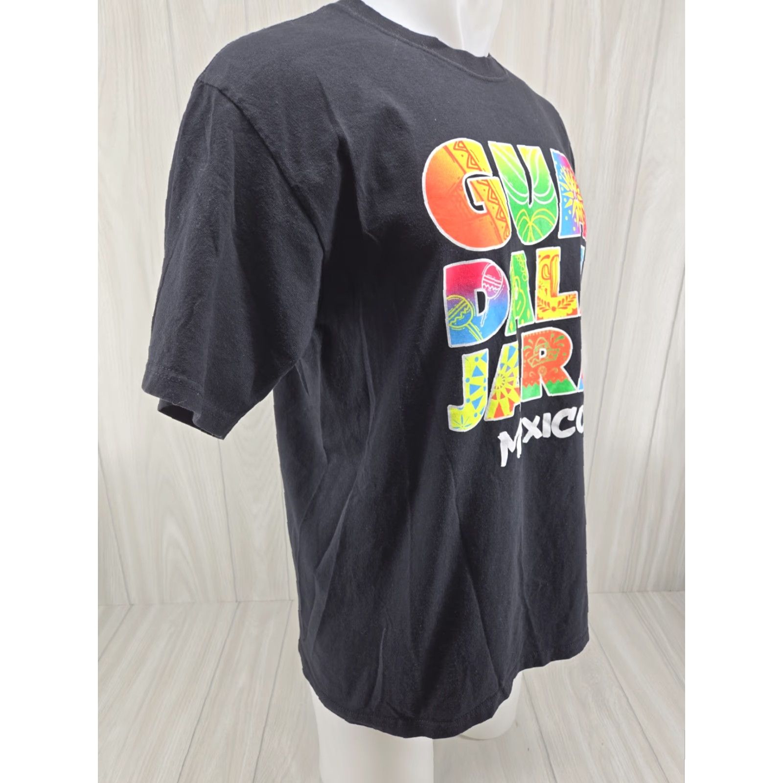 Vintage VINTAGE Guadalajara Mexico Soccer T-Shirt Large Black Mens Nike? Size US L / EU 52-54 / 3 - 6 Thumbnail