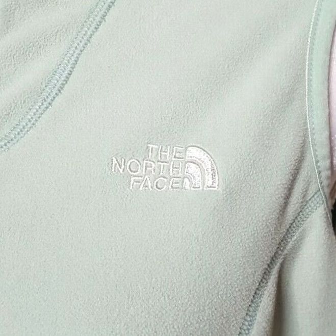 The North Face The North Face TKA 100 Vest Fleece Medium Green Solid Full Zip Womens Vest Size M / US 6-8 / IT 42-44 - 5 Thumbnail