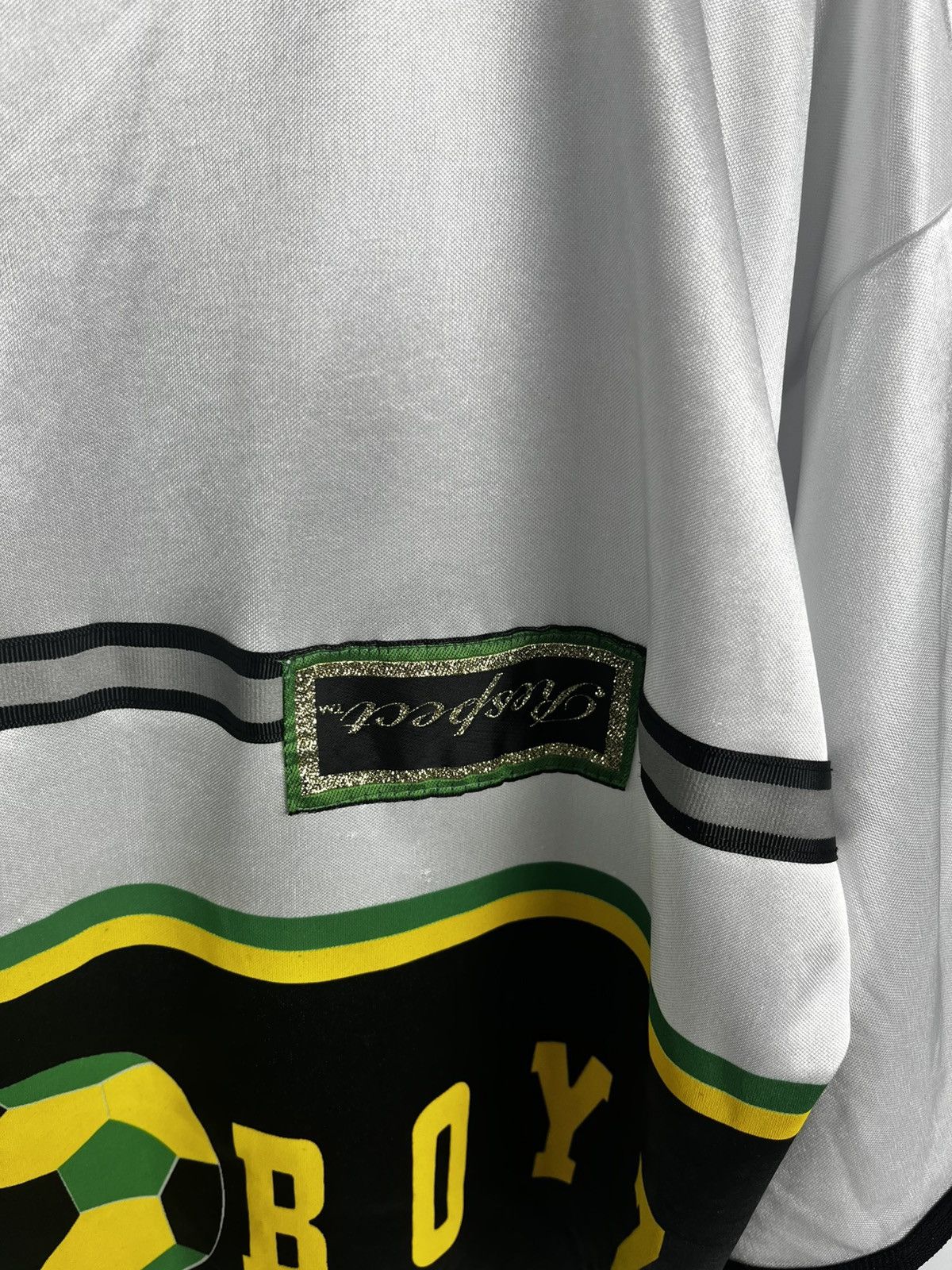 Vintage Jamaica Jersey reggae boyz 1998 france Size US L / EU 52-54 / 3 - 5 Thumbnail