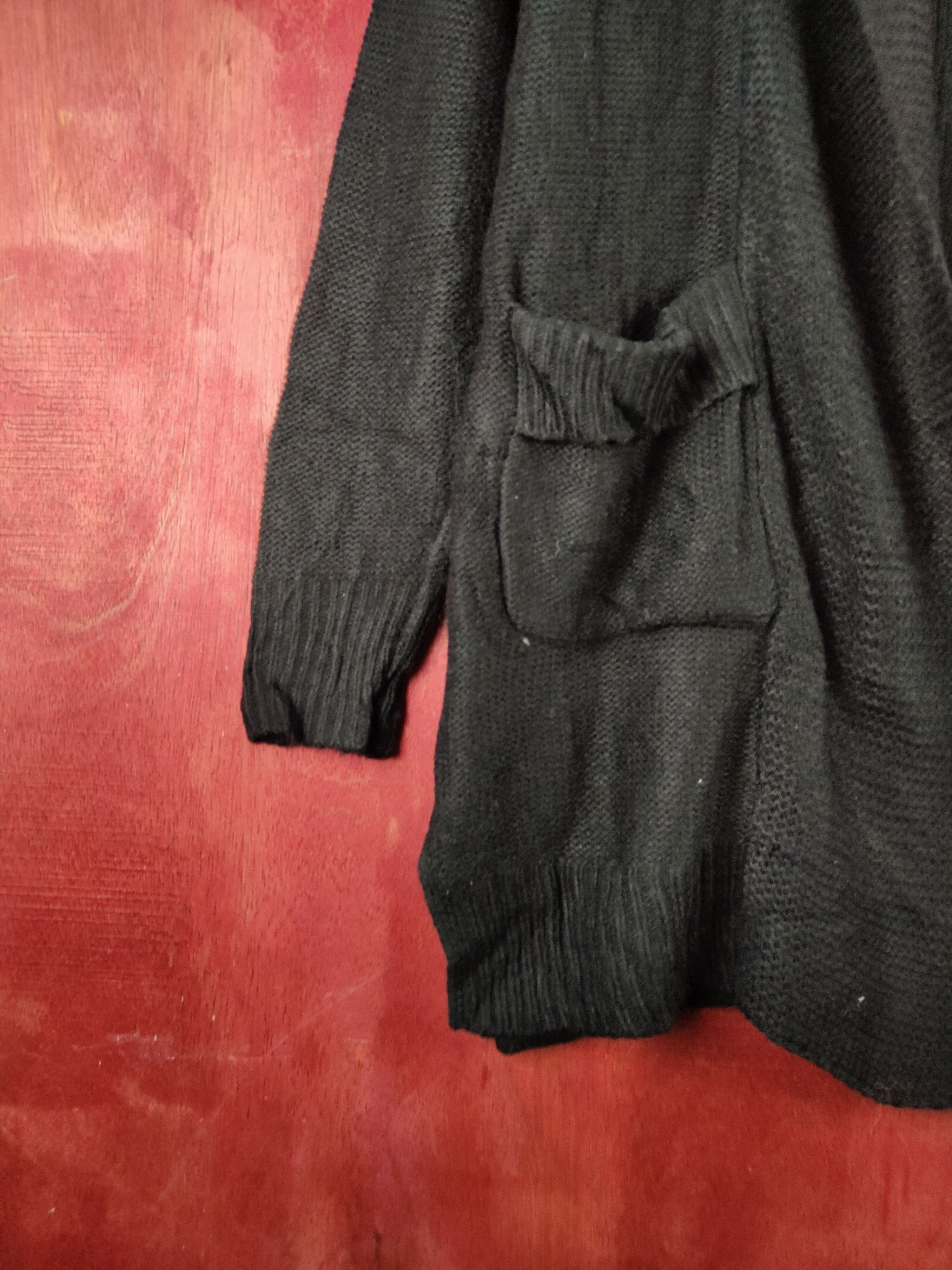 Japanese Brand Growth by Grail Black Knitwear Cardigan #S2349 Size US L / EU 52-54 / 3 - 4 Thumbnail