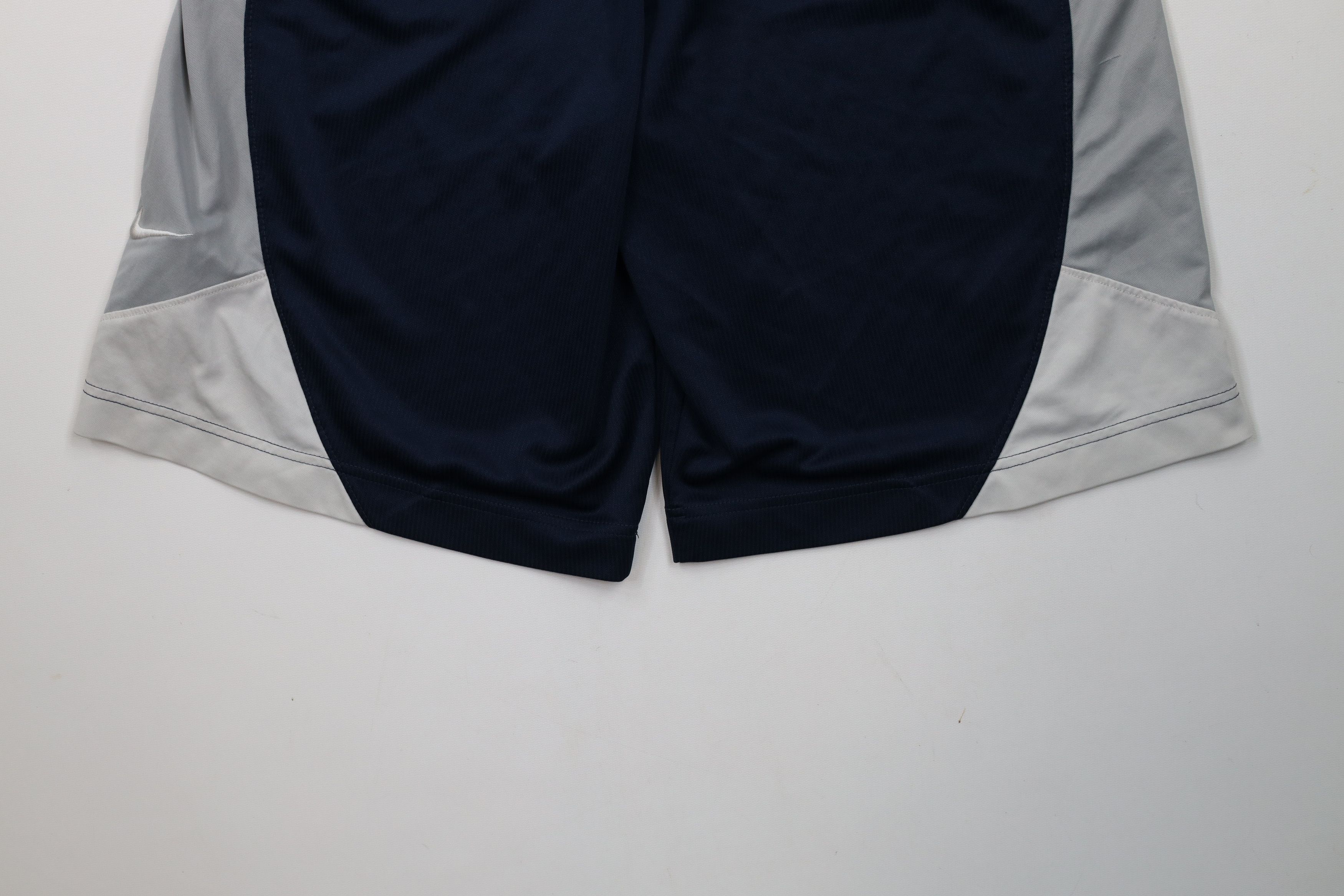 Nike × Vintage Vintage Y2K Nike Basketball Mini Swoosh Gym Shorts Blue Size US 30 / EU 46 - 13 Thumbnail
