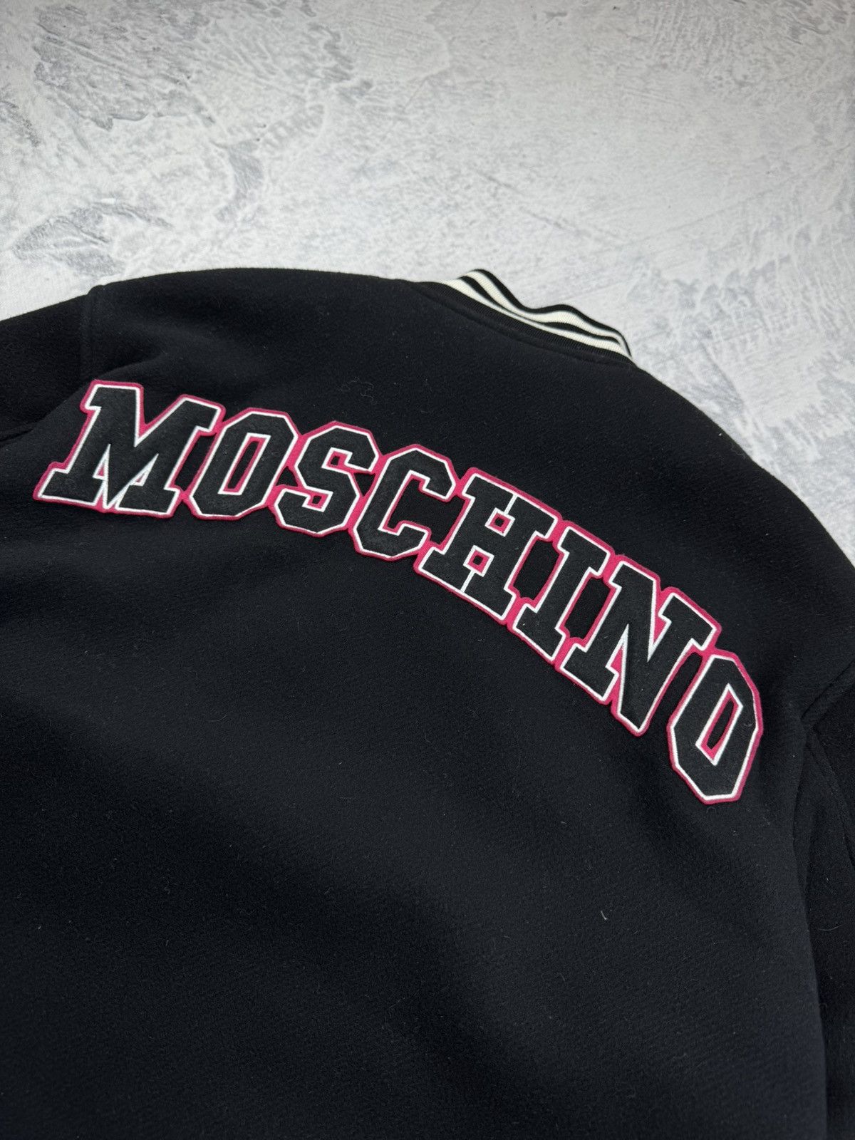Moschino × Vintage MOSCHINO VINTAGE DOUBLE LOGO OVERSIZE BOMBER Size US L / EU 52-54 / 3 - 12 Thumbnail