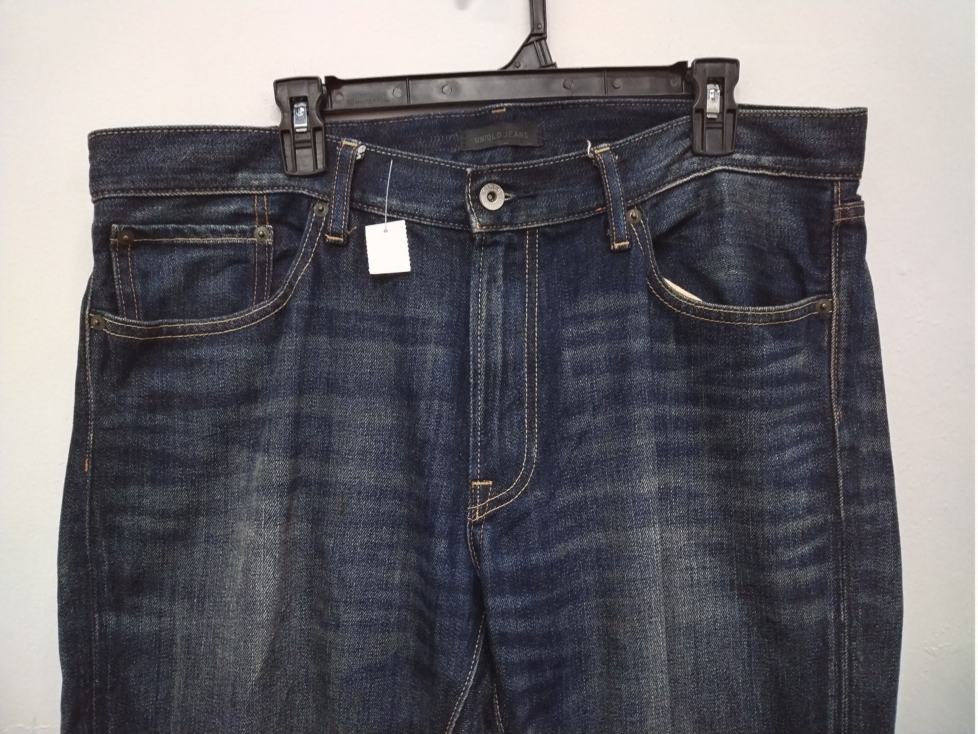 Japanese Brand × Jun Takahashi × Uniqlo Big Size Uniqlo Nice Faded Patina Regular Fit Jeans Size US 40 / EU 56 - 5 Thumbnail
