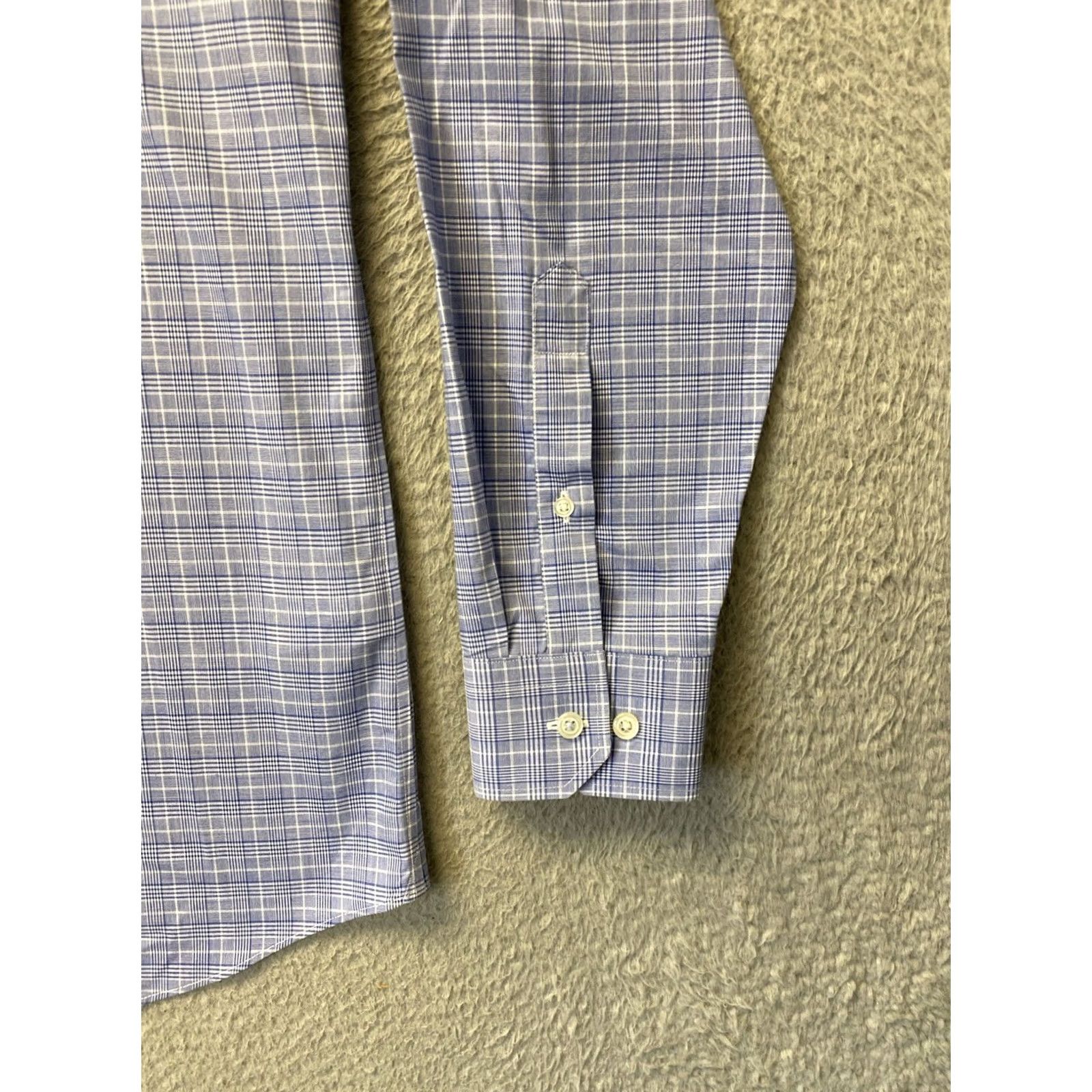 Banana Republic VINTAGE Banana Republic Button Shirt Mens L Blue Cotton Slim Fit Long Sleeve /0826 Size US L / EU 52-54 / 3 - 2 Thumbnail