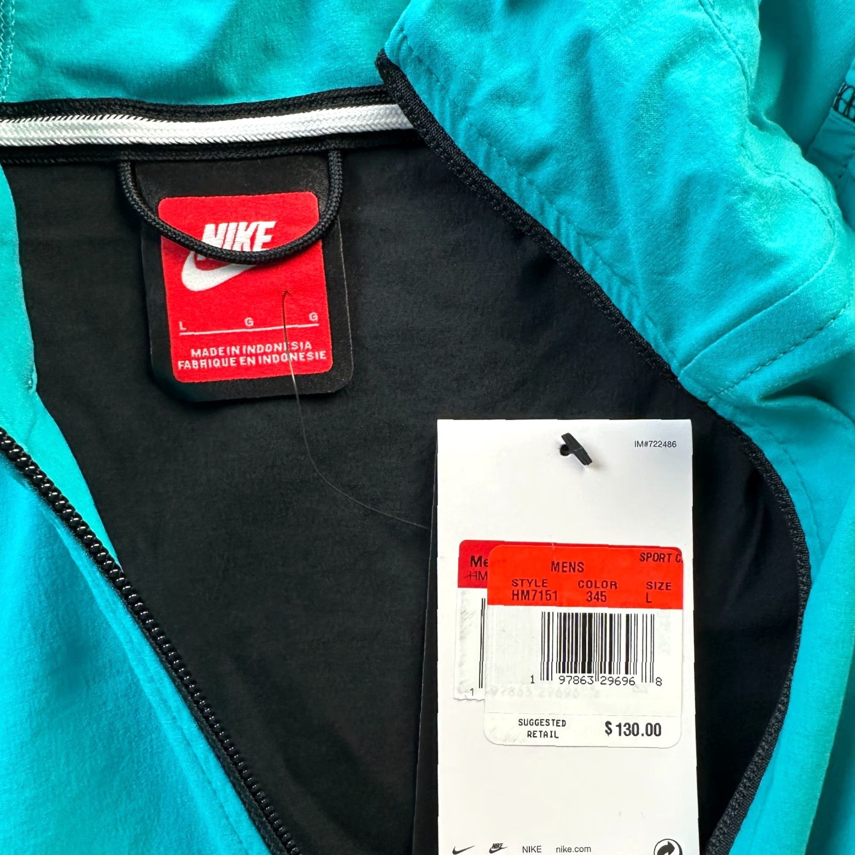 Nike Nike Jacket Mens Large Dusty Cactus Full Zip Windrunner Hoodie Tech Woven Size US L / EU 52-54 / 3 - 6 Thumbnail