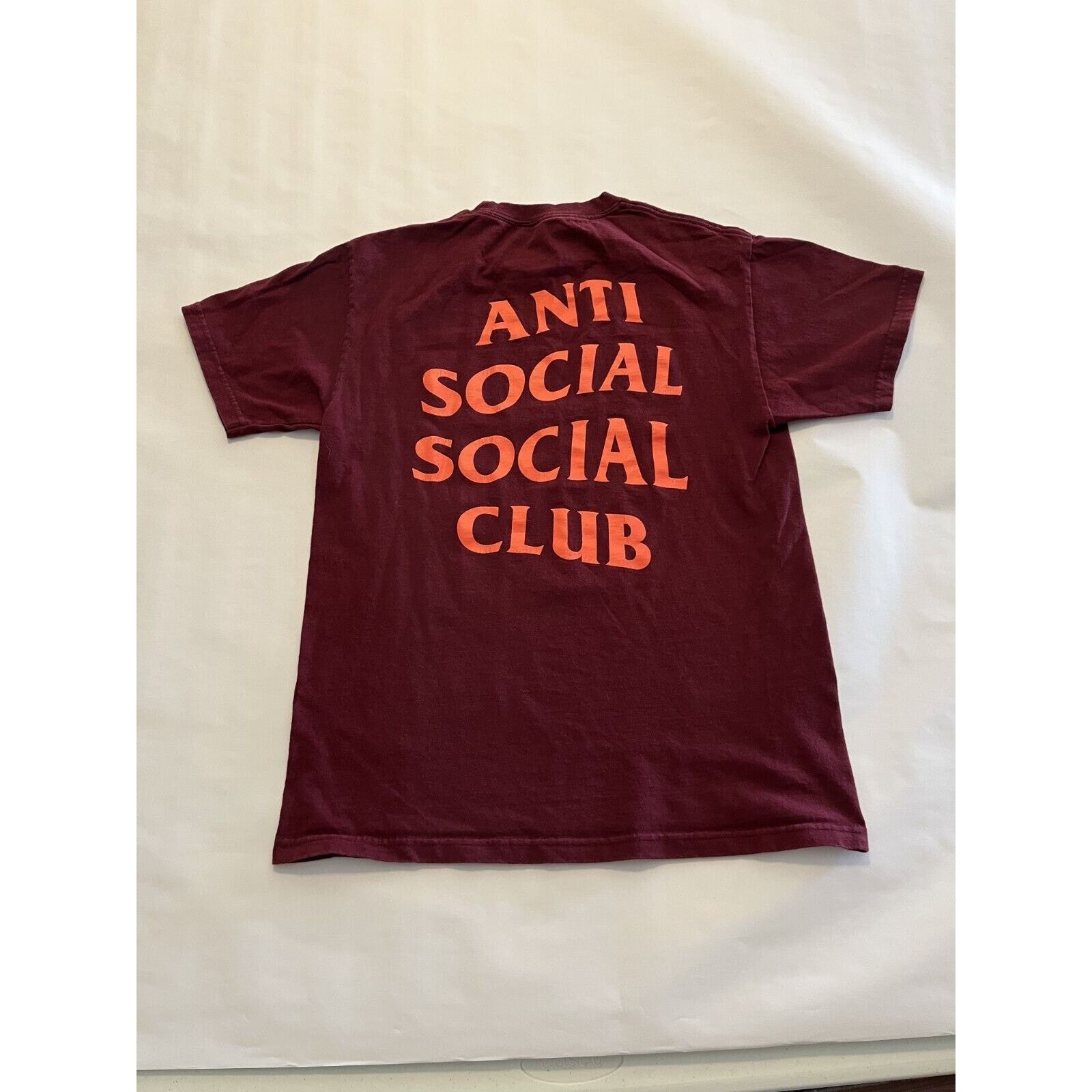 Anti Social Social Club ASSC Anti Social Social Club Spell Out Maroon Tee Men's M Size US M / EU 48-50 / 2 - 4 Thumbnail