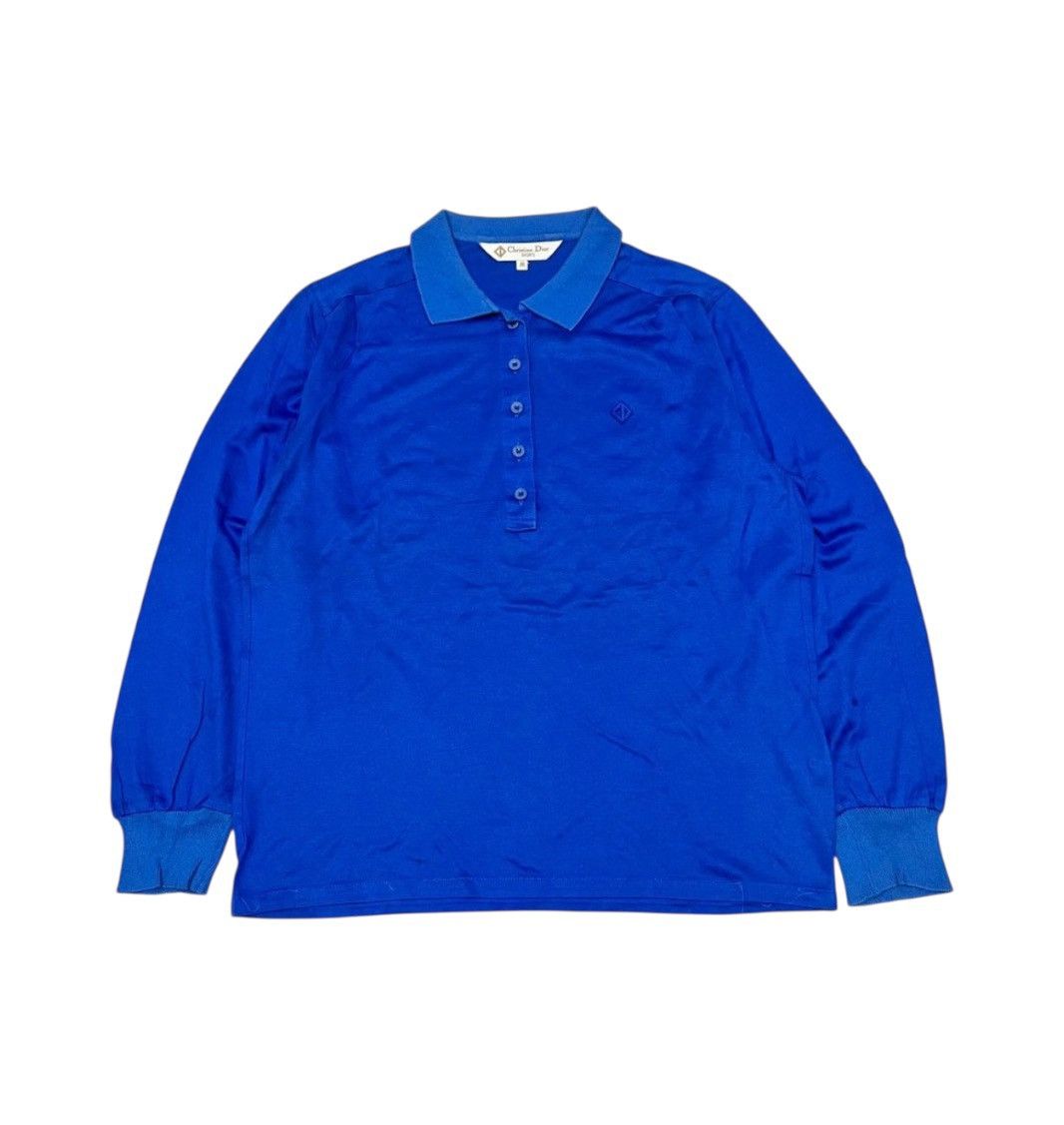 Vintage Christian Dior Sports Half Button Rugby