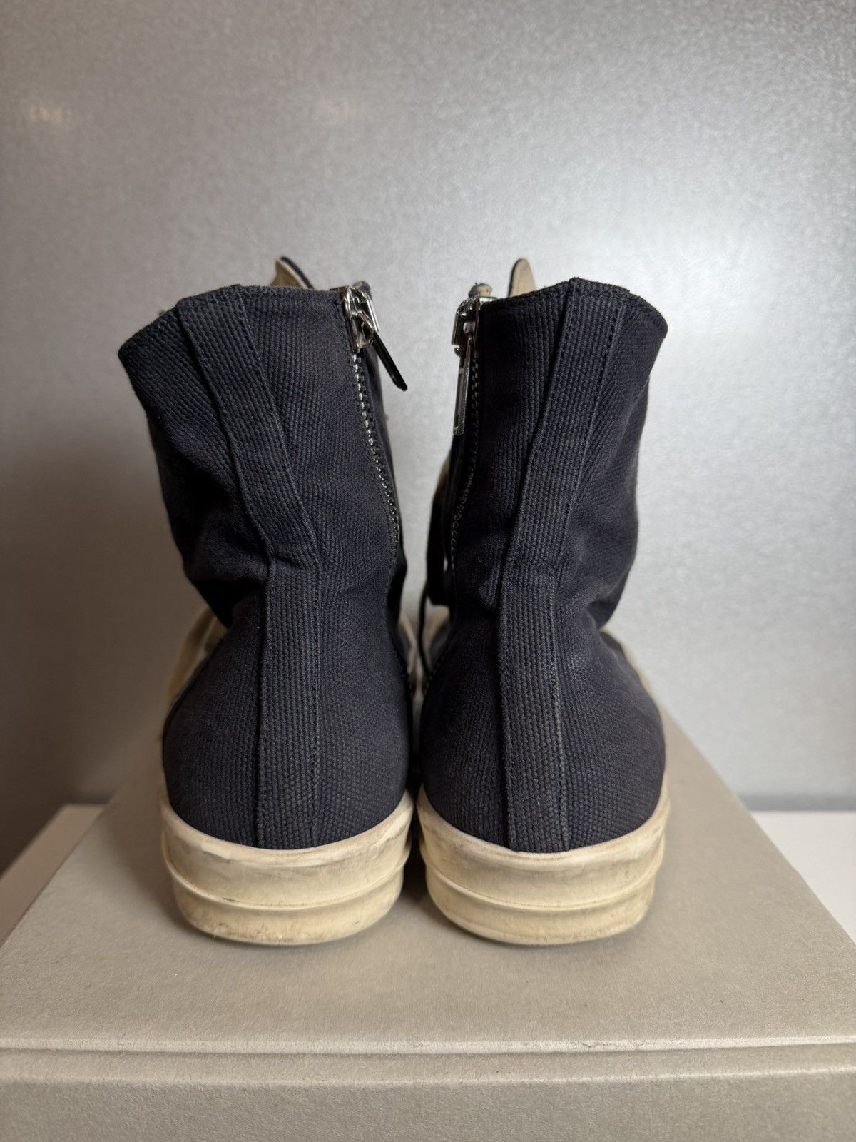 Rick Owens Rick Owens DRKSHDW Ramones Navy Size US 9 / EU 42 - 4 Thumbnail
