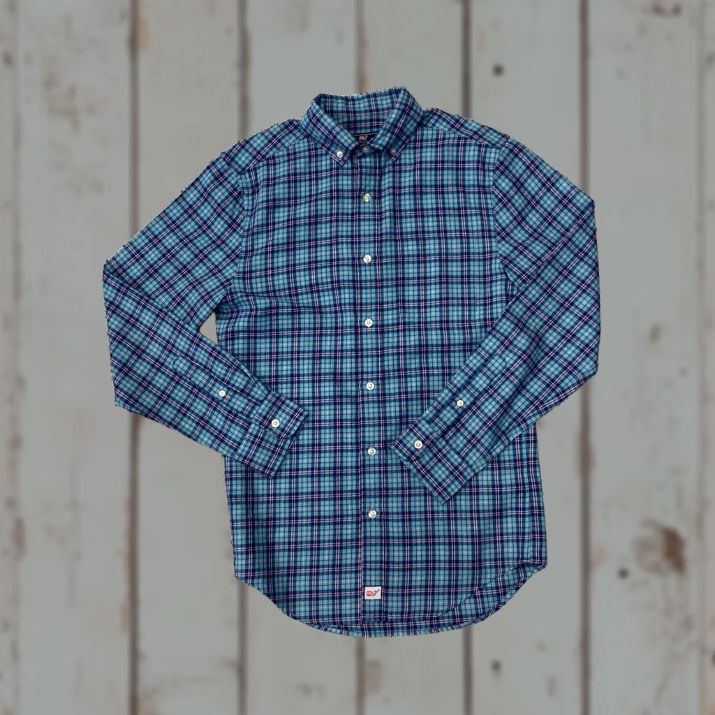 Vineyard Vines Vineyard Vines Murray Shirt Button-Up Flannel Classic Fit XS Men Multicolor Plaid Button-Down Size US XS / EU 42 / 0 - 1 Thumbnail
