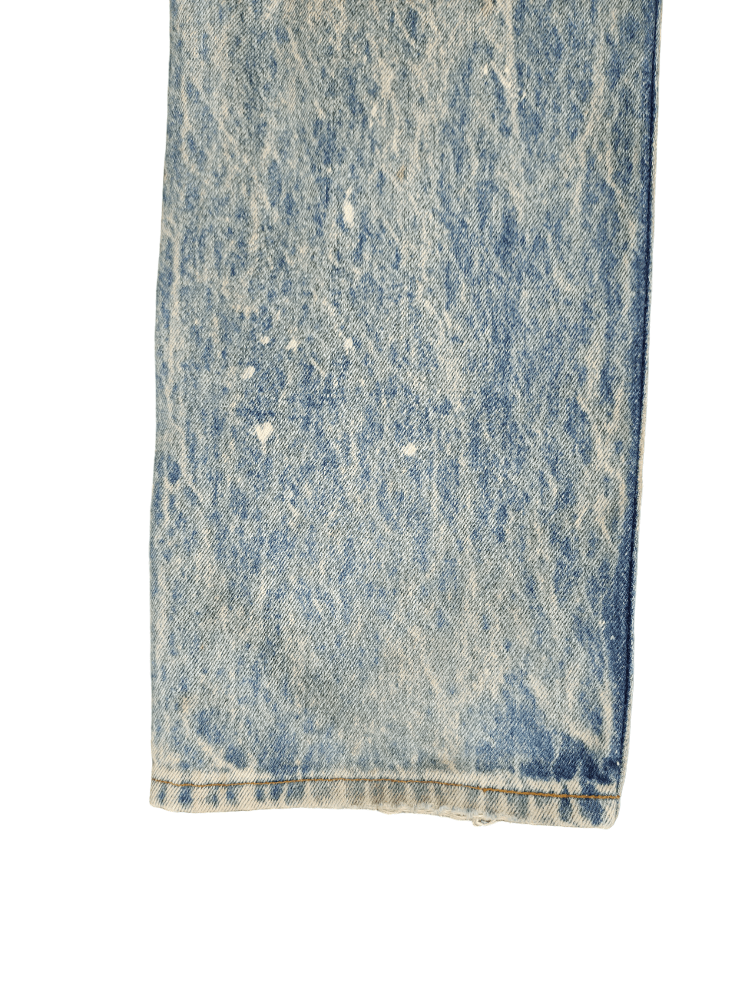 Levi's Size 31x32.5 Vintage 90s Levis 501 Acid Wash Jean Distressed Size US 31 - 14 Thumbnail