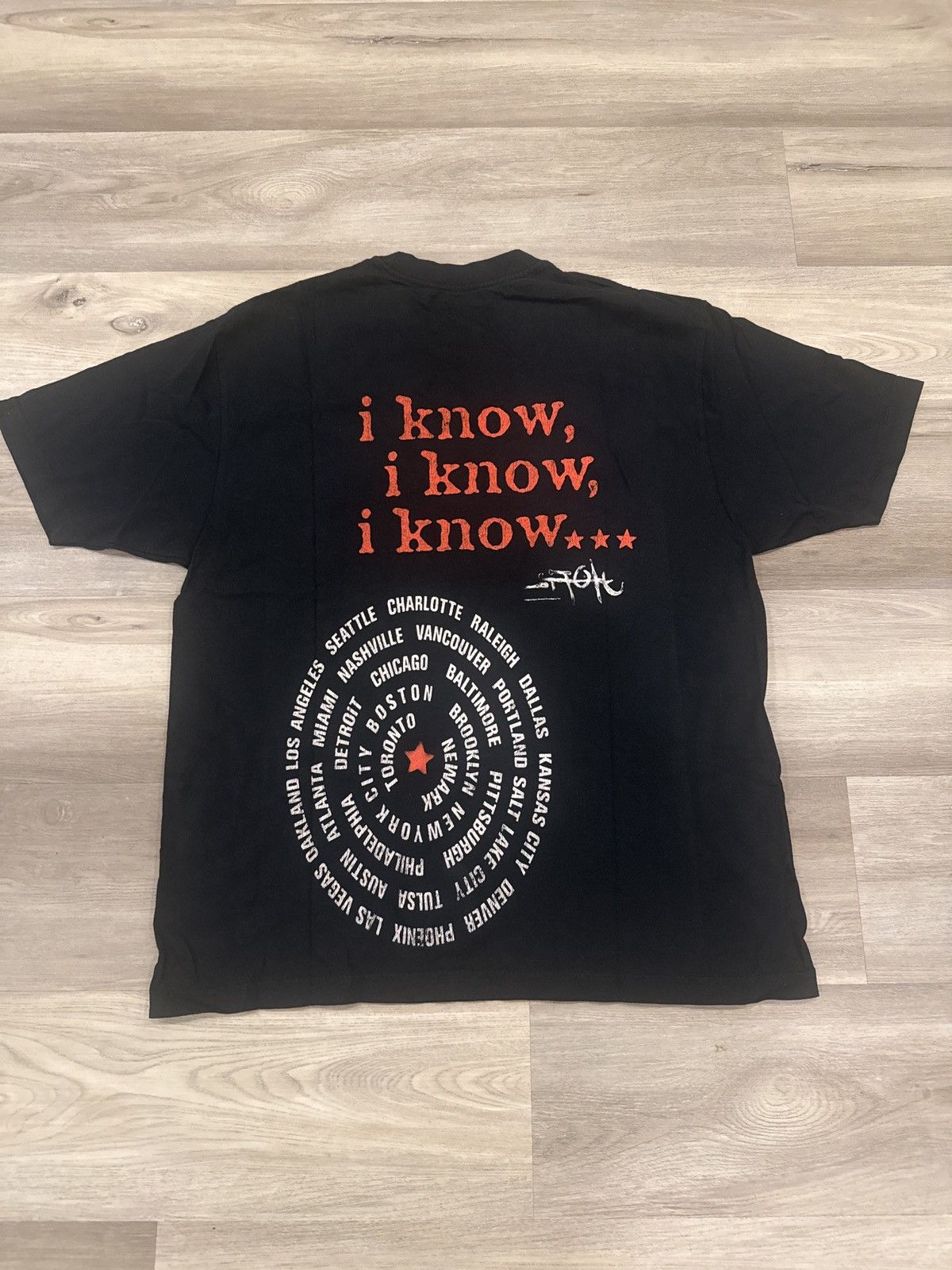 Travis Scott XL Travis Scott Circus Maximus Tour “I Know” T-Shirt Size US XL / EU 56 / 4 - 2 Thumbnail