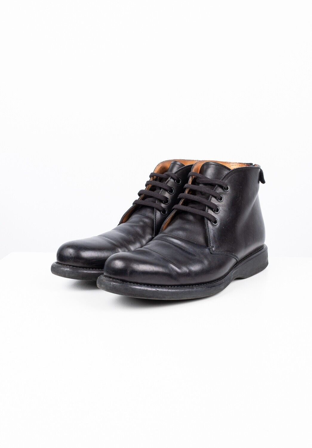 Jil Sander Original Jil Sander Leather Ankle Boots UK7.5 US8.5 H5166 Size US 8.5 / EU 41-42 - 1 Thumbnail