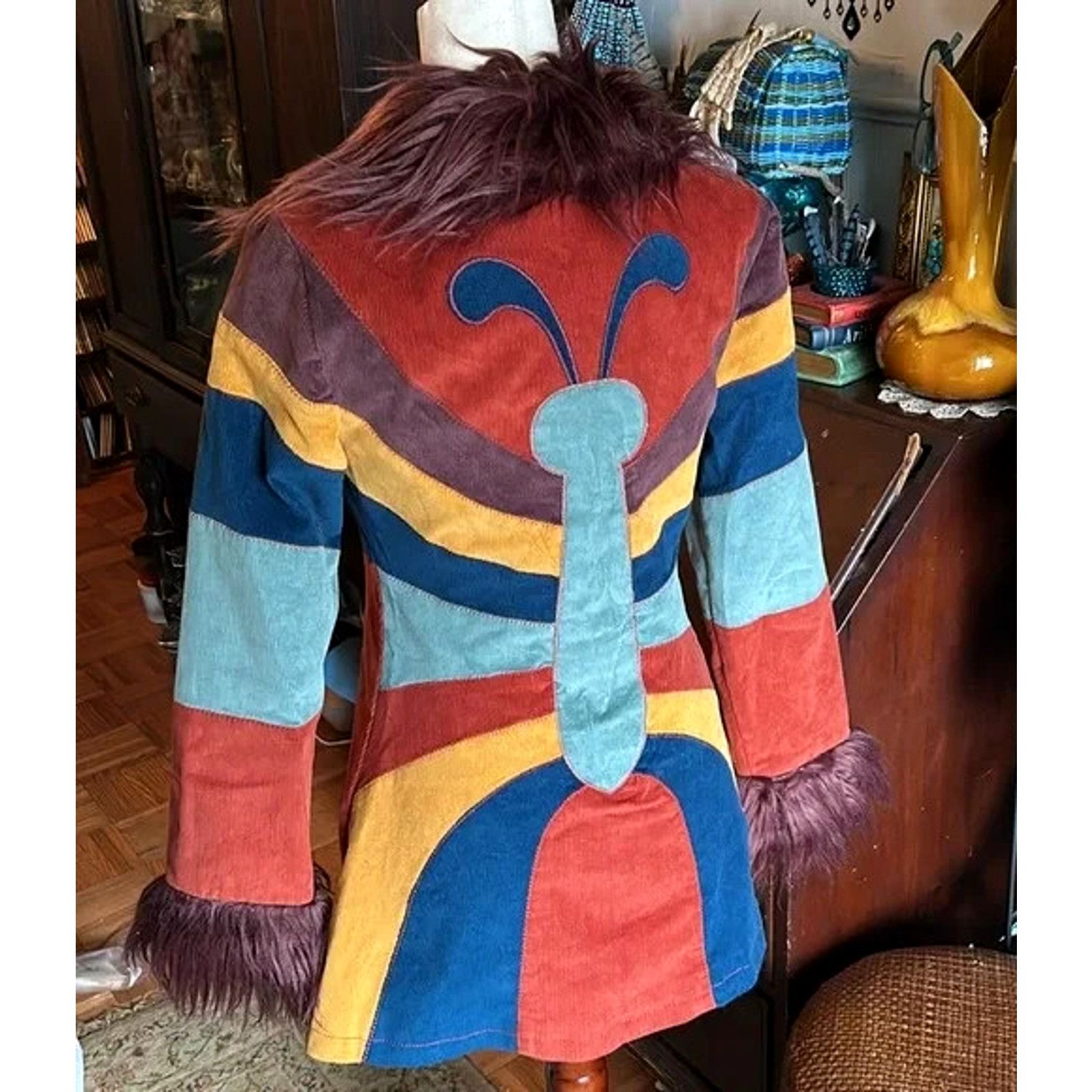 Dolls Kill DOLLS KILL CURRENT MOOD BREAK FREE CORDUROY BUTTERFLY COAT Size S / US 4 / IT 40 - 2 Thumbnail