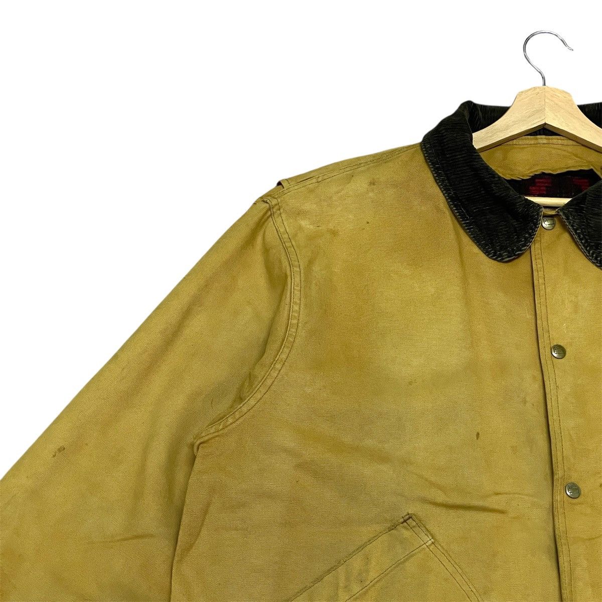 Woolrich Woolen Mills Vintage 90s Woolrich Made in USA Canvas Chore Hunting Jacket Size US XL / EU 56 / 4 - 6 Thumbnail