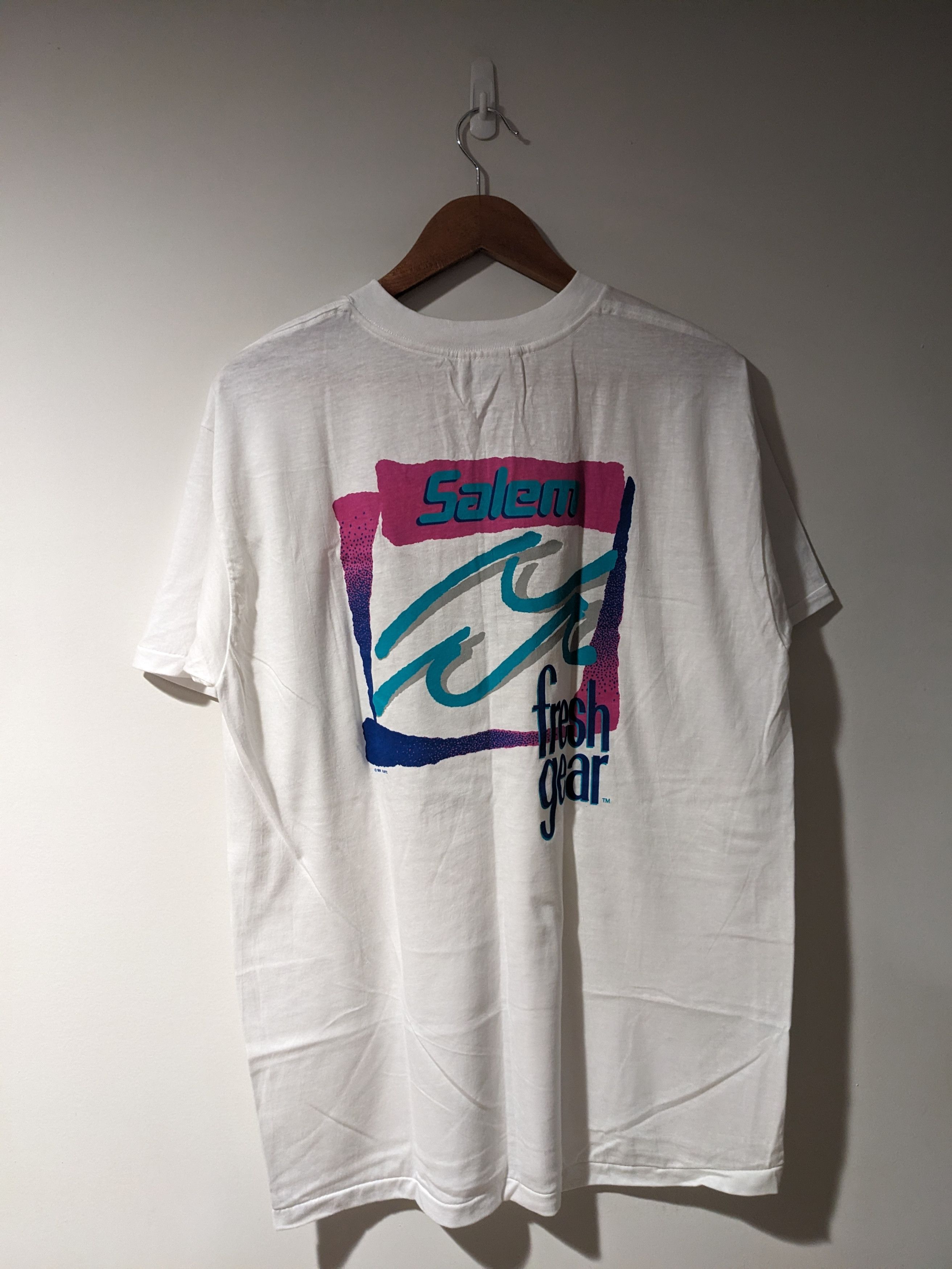 Camel × Vintage Vintage 1991 Salem Cigarettes Fresh Gear Smoke XL T-Shirt Size US XL / EU 56 / 4 - 1 Thumbnail
