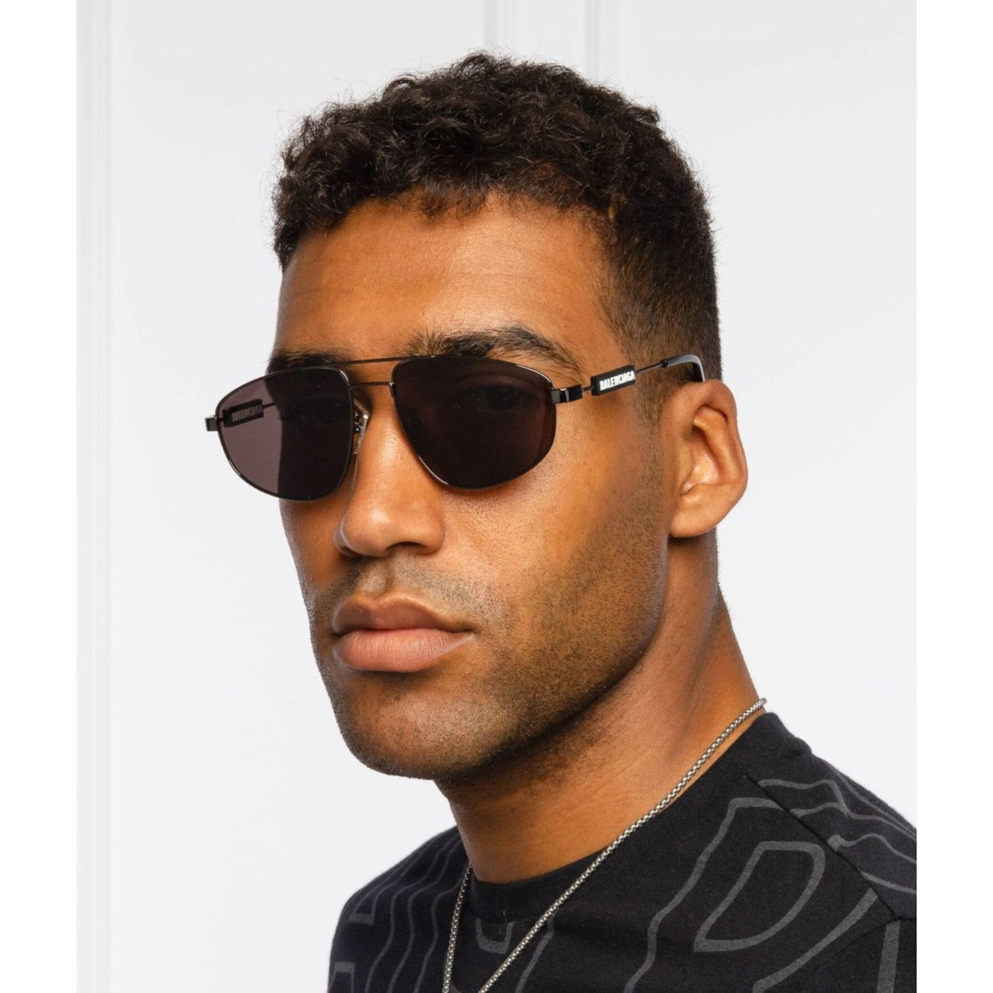 Balenciaga NEW BALENCIAGA BB0115S 001 SUNGLASSES BLACK PILOT UNISEX Size ONE SIZE - 2 Thumbnail