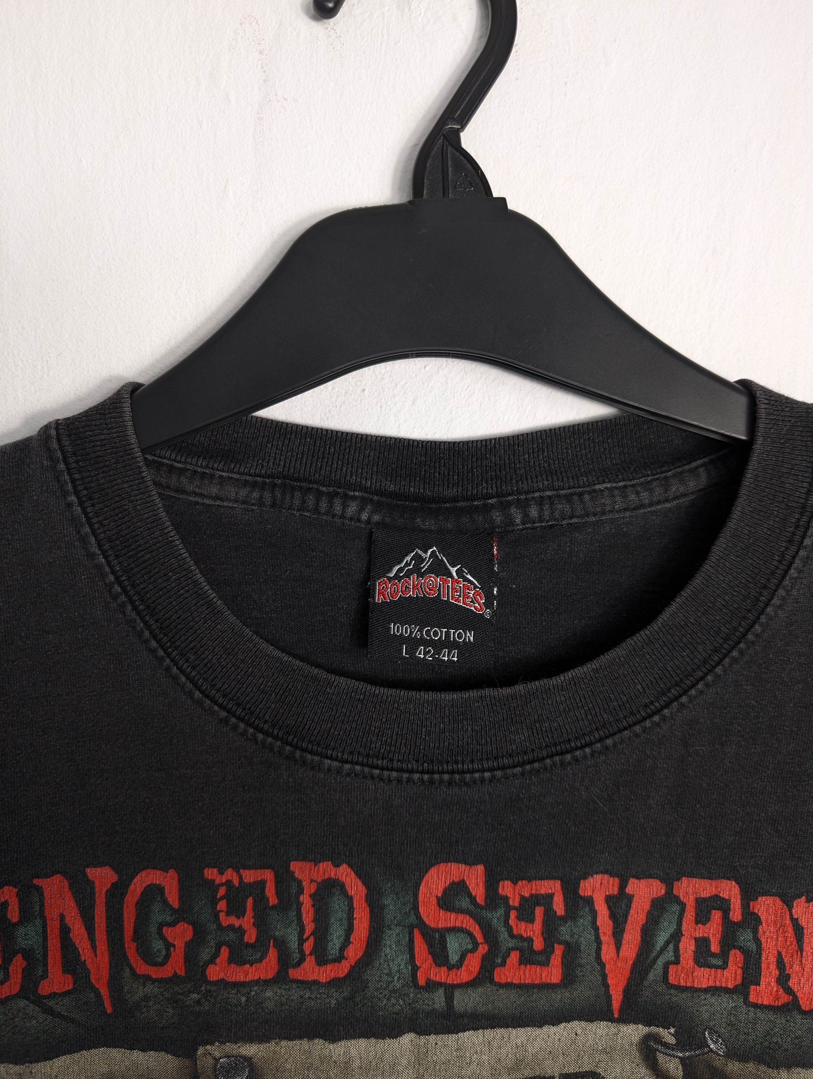 Band Tees Vintage Avenged Sevenfold Tee Faded A7X Band Shirt Y2K Rock Size US L / EU 52-54 / 3 - 3 Thumbnail