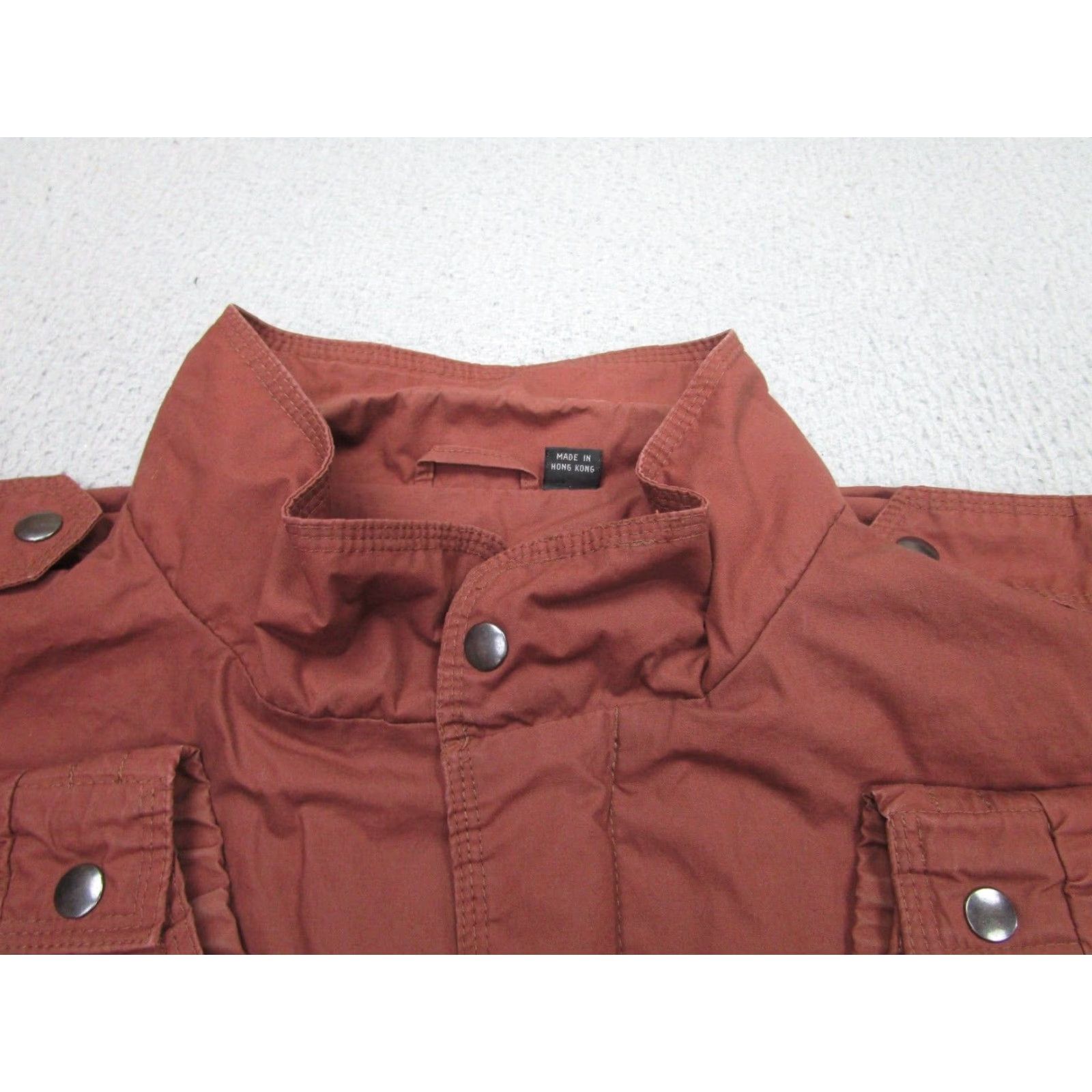 Members Only VINTAGE Members Only Jacket mens 46 Brown Bomber Coat 90s 80s Grand Prix Size US S / EU 44-46 / 1 - 4 Thumbnail