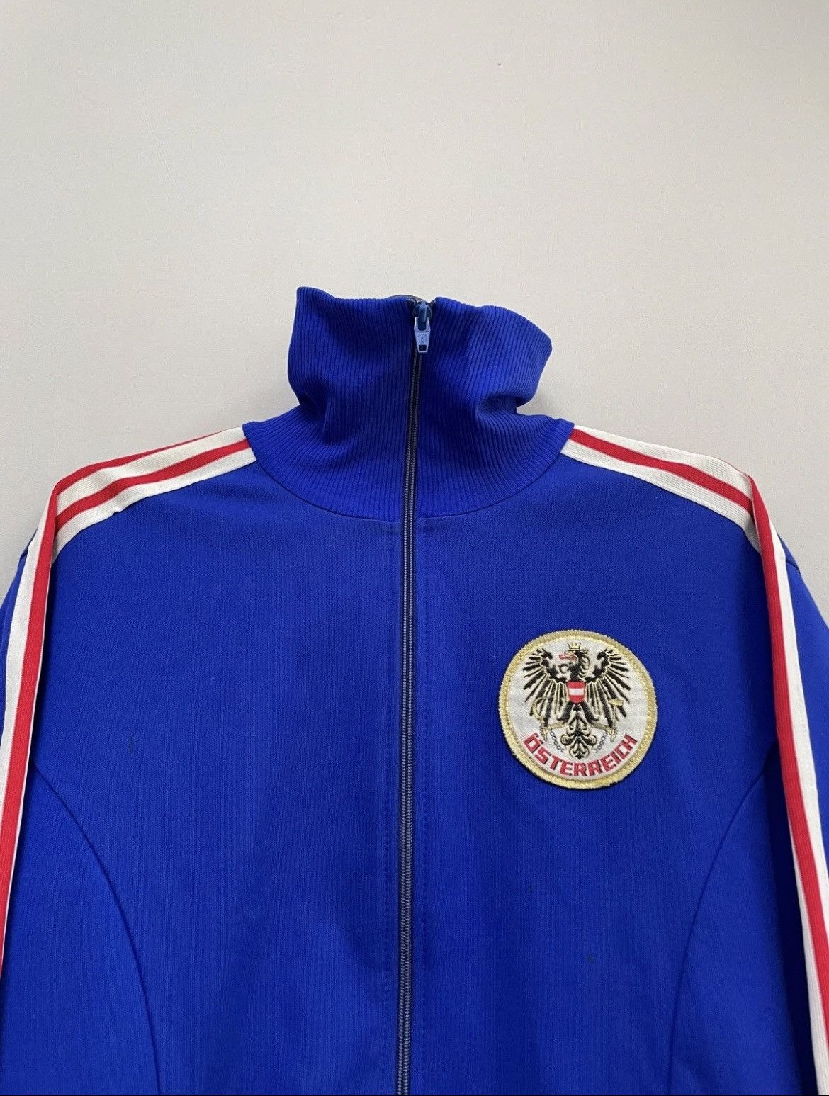 Adidas Austria 1980 Adidas Track Jacket Österreich Football Jersey Size US M / EU 48-50 / 2 - 3 Thumbnail