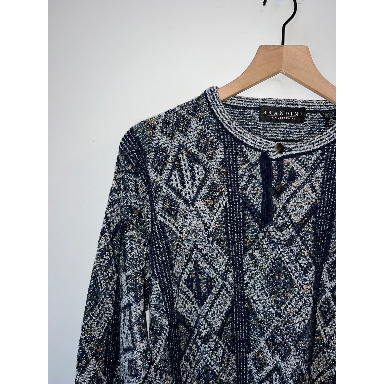 Vintage Vintage Brandini Sweater Le Collezioni Pullover Collection L Size US L / EU 52-54 / 3 - 3 Thumbnail