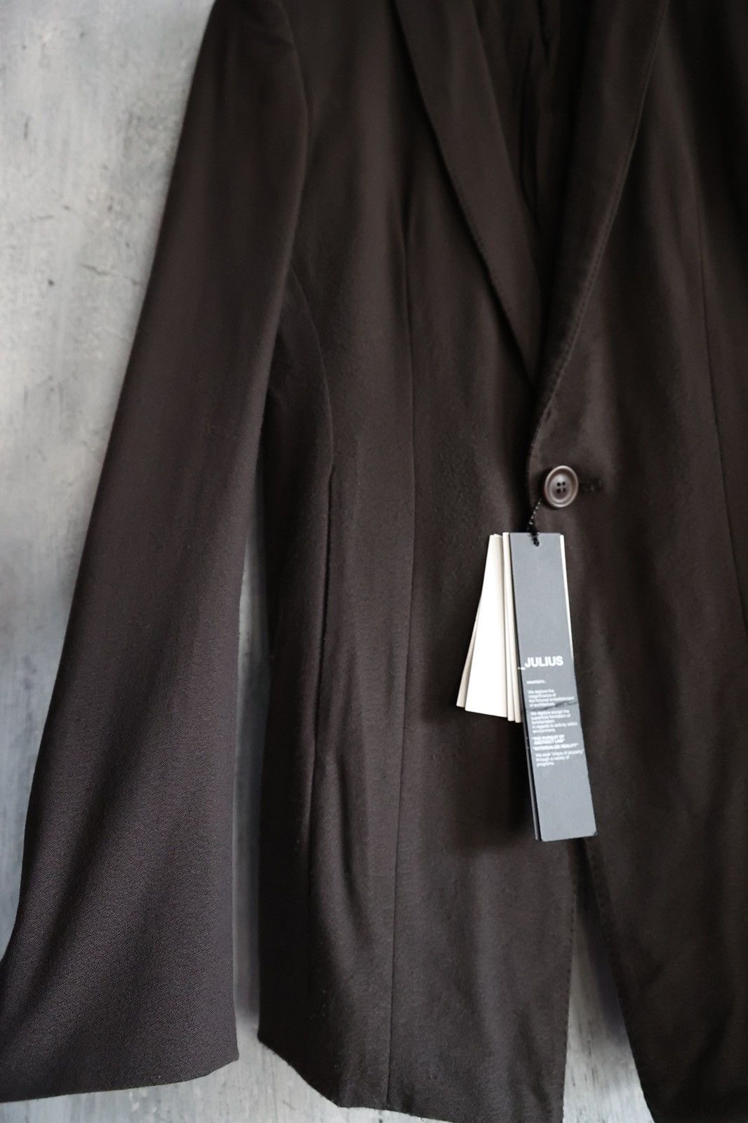 Julius Julius blazer jacket charcoal Size US XXS / EU 40 - 2 Thumbnail