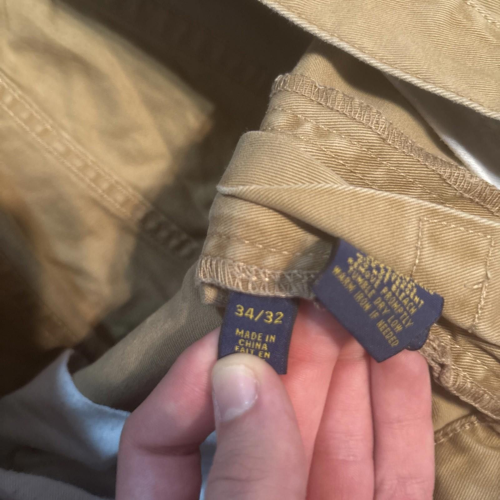 Polo Ralph Lauren Polo Ralph Lauren Chino Pants Men's Size 34x32 Tan Classic Size US 34 / EU 50 - 4 Thumbnail
