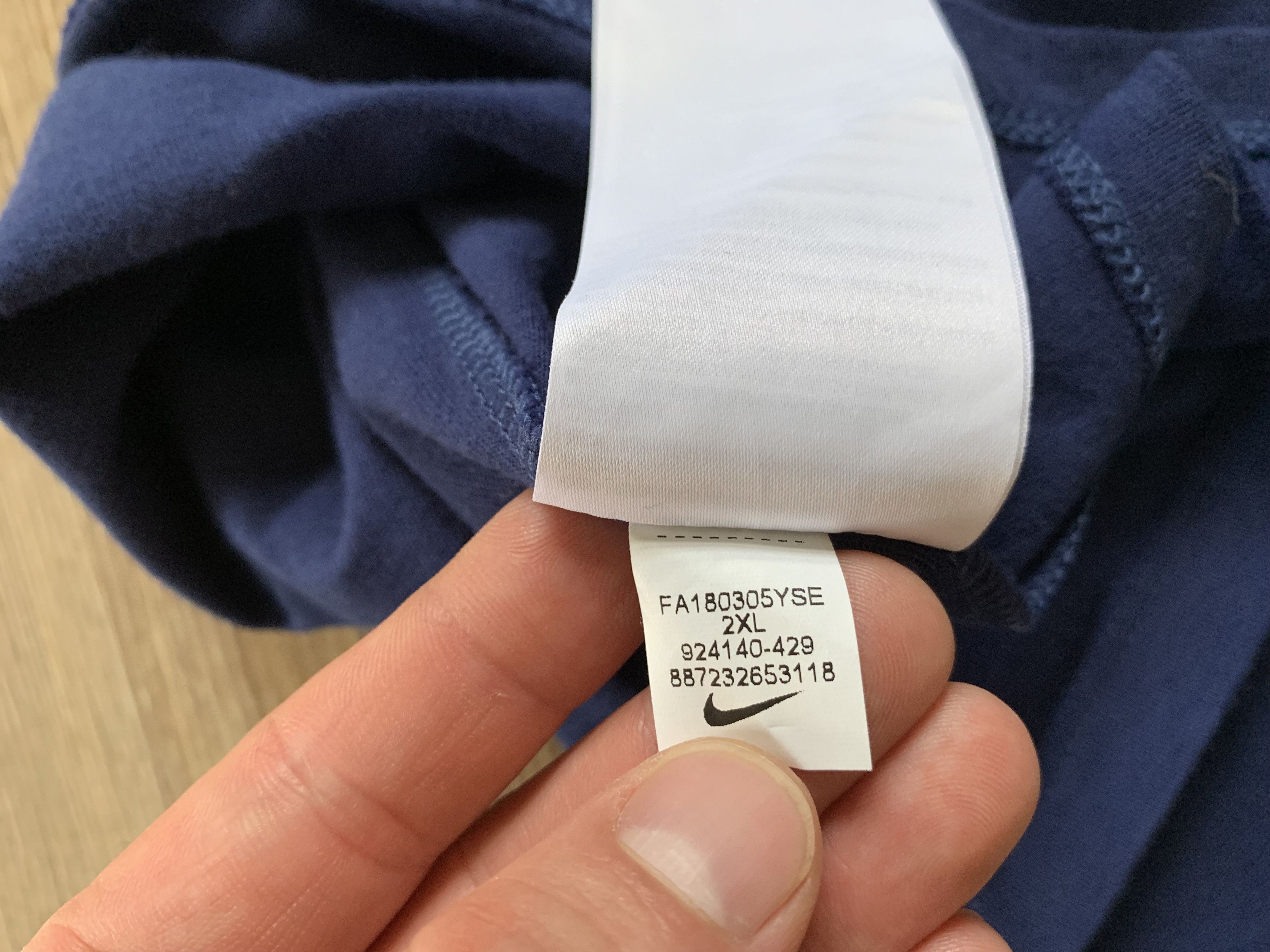 Nike Nike Tottenham Hotspur Cotton T Shirt Size US XXL / EU 58 / 5 - 10 Thumbnail