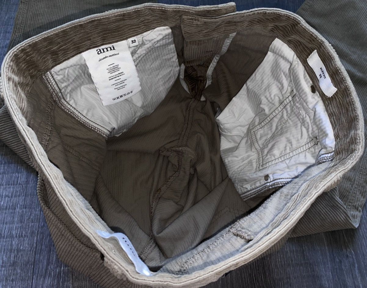 AMI AMI Paris Alexandre Mattiussi Velvet Corduroy Casual Trouser Size US 32 / EU 48 - 20 Thumbnail