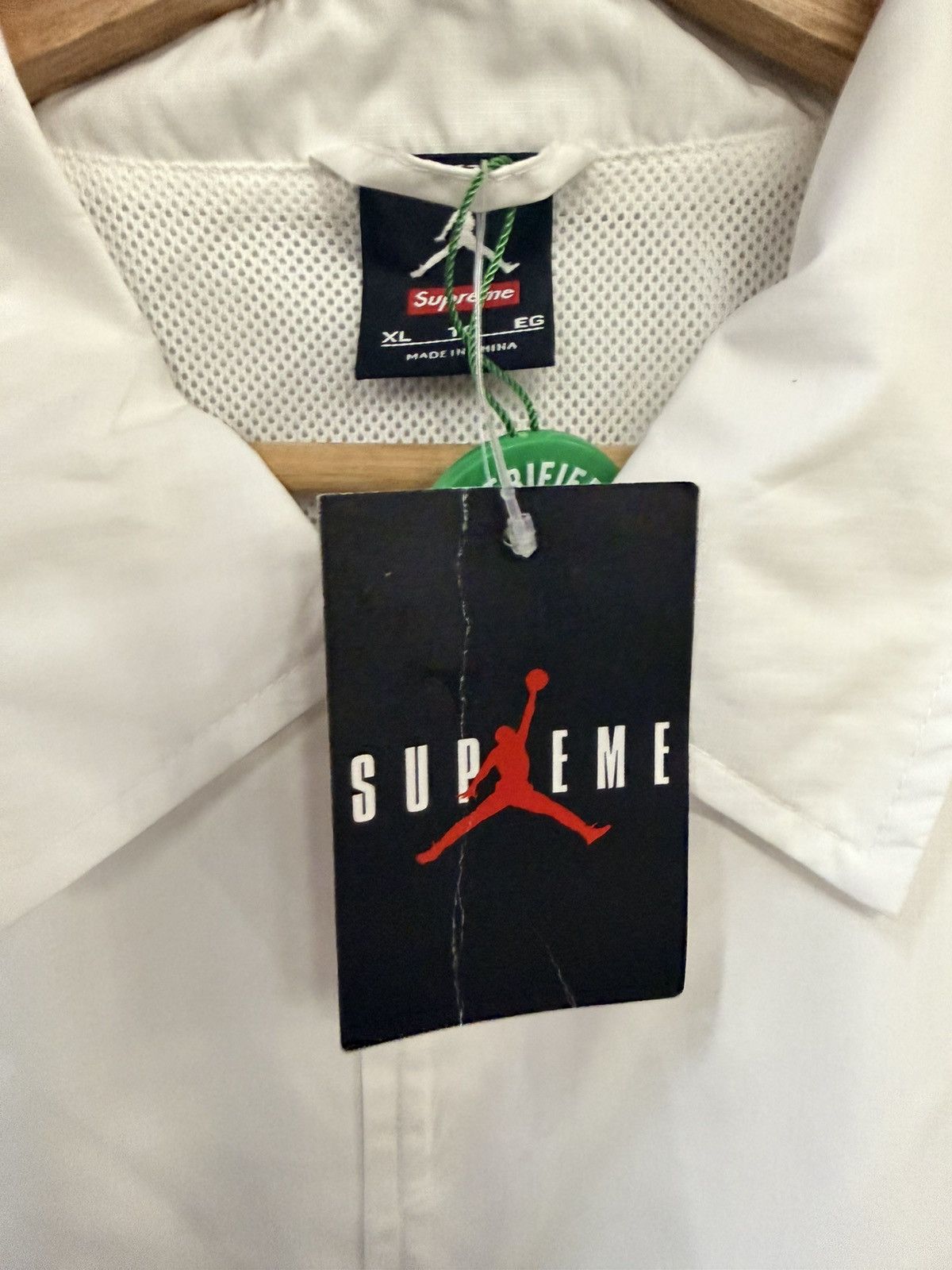 Jordan Brand × Supreme Jordan X Supreme Button Up Jacket Size US XL / EU 56 / 4 - 5 Thumbnail