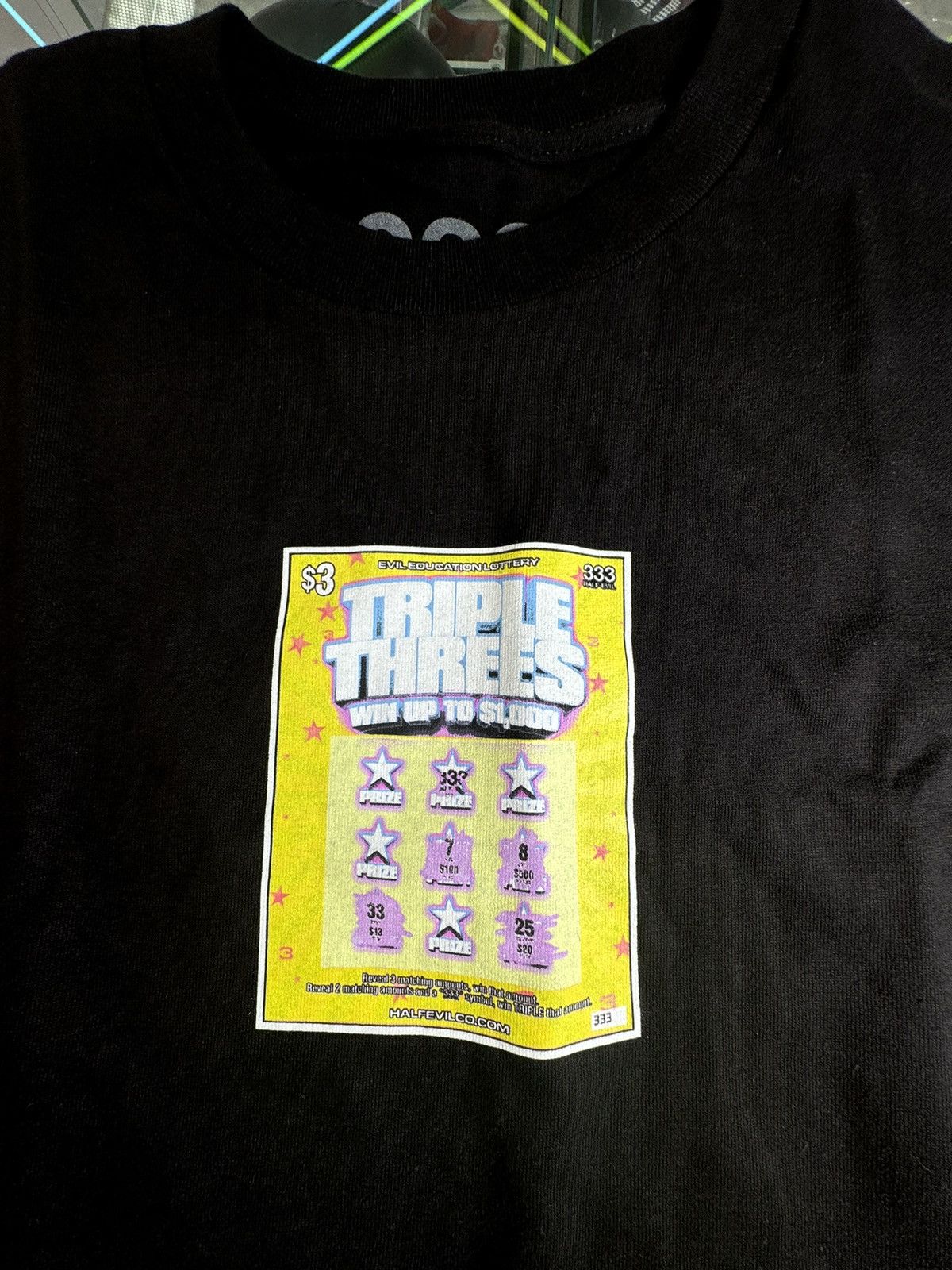 Half Evil Half Evil Triple Lucky Tee Size US M / EU 48-50 / 2 - 2 Thumbnail