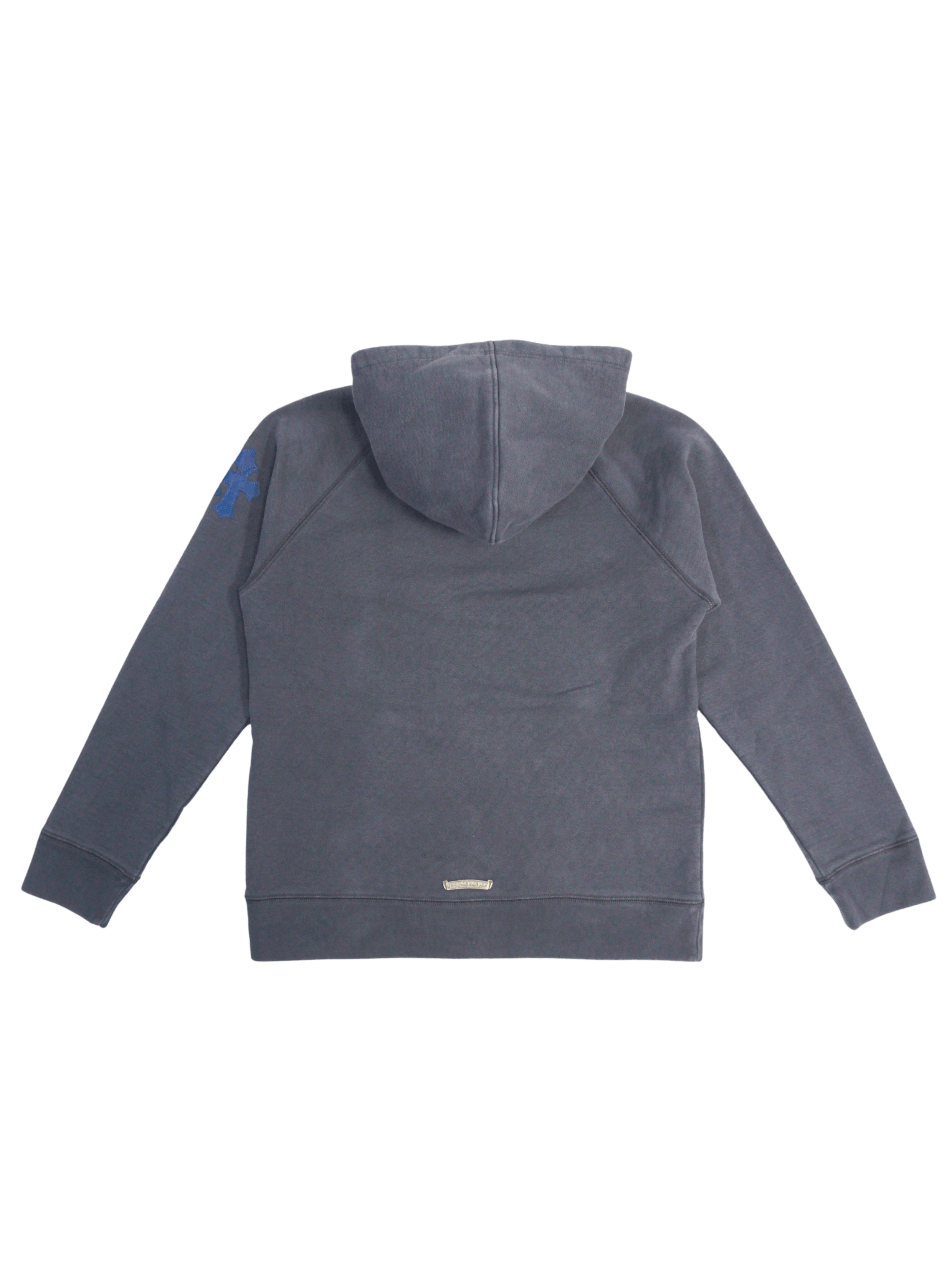 Chrome Hearts Chrome Hearts Navy & Blue Triple Cross Patch Hoodie Size US M / EU 48-50 / 2 - 2 Thumbnail