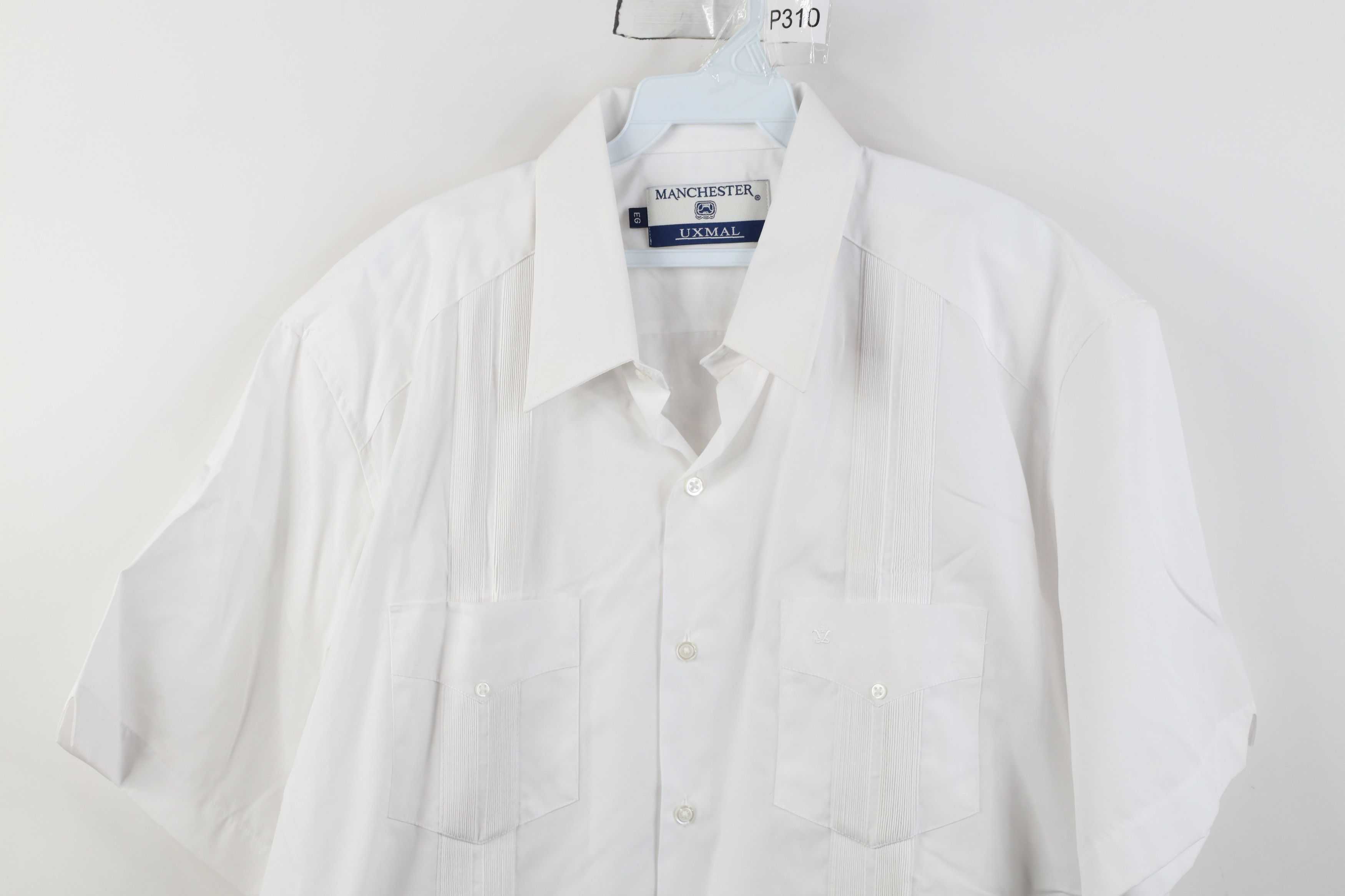 Vintage Deadstock Vintage 90s Rockabilly Wedding Button Shirt White Size US XL / EU 56 / 4 - 2 Thumbnail