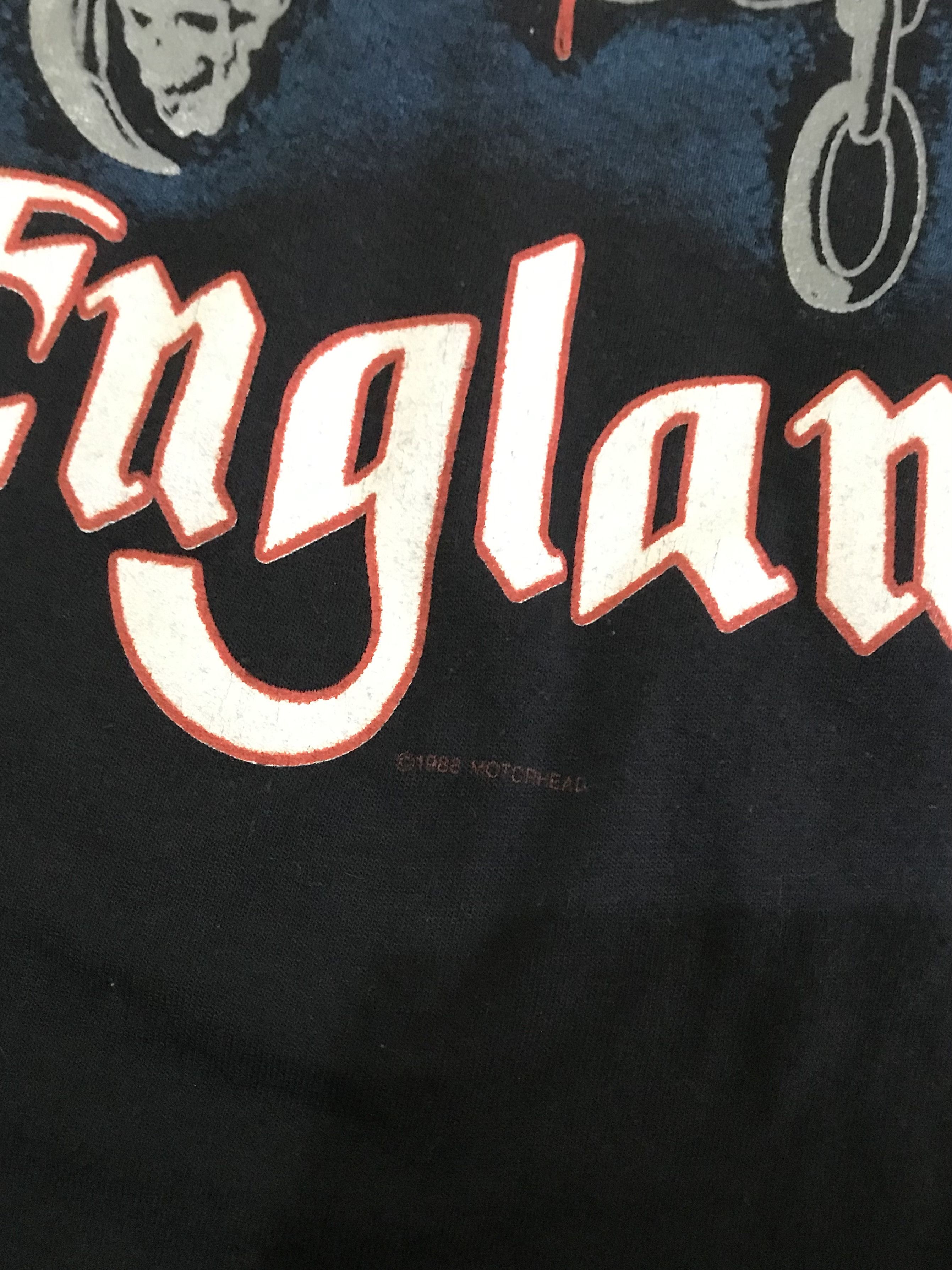 Band Tees × Vintage 💯 TRUE Vintage 80’s Motorhead England band tees Size US M / EU 48-50 / 2 - 3 Thumbnail
