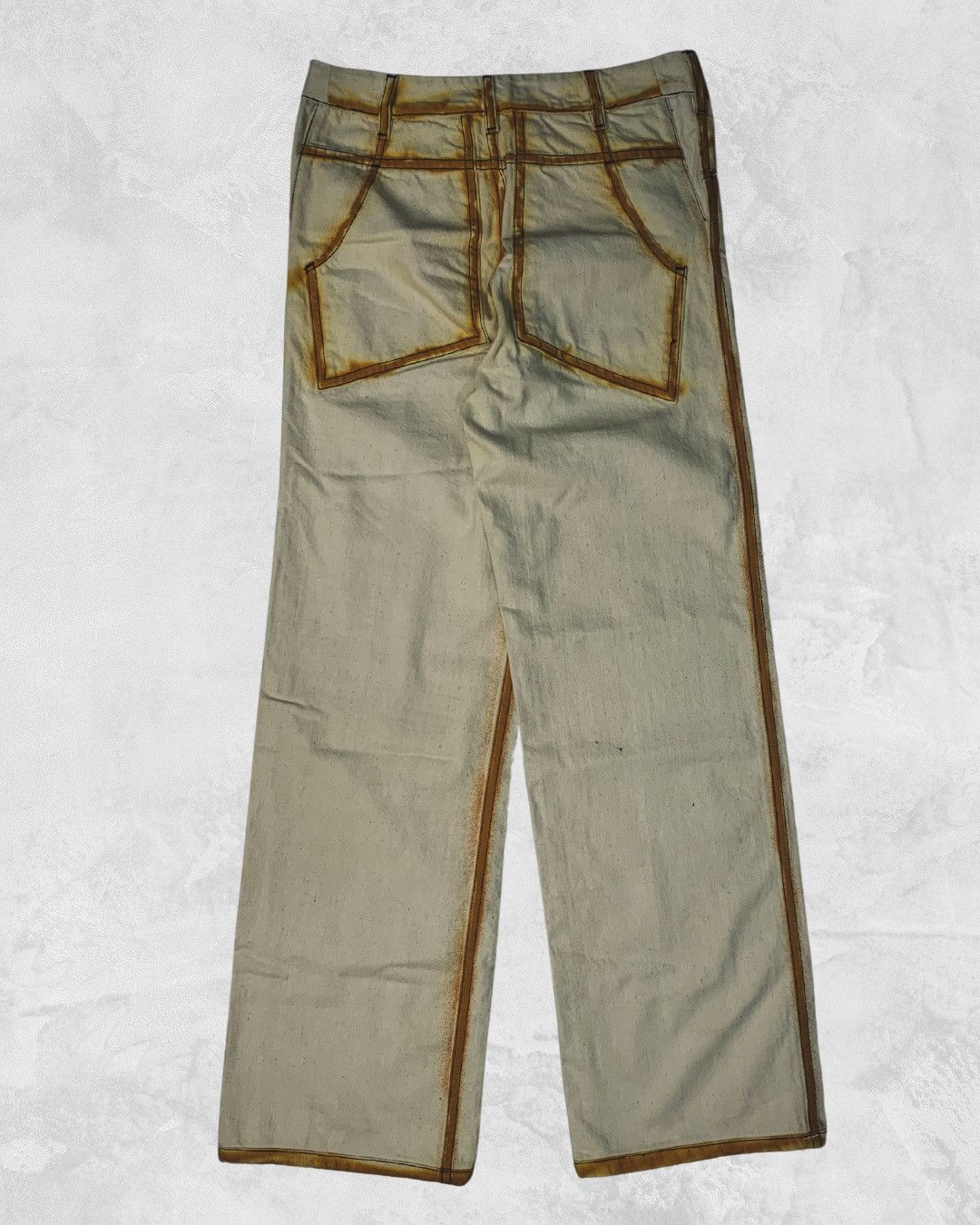 Eckhaus Latta Rust Seam Baggy Denim Pants Size US 30 / EU 46 - 5 Thumbnail