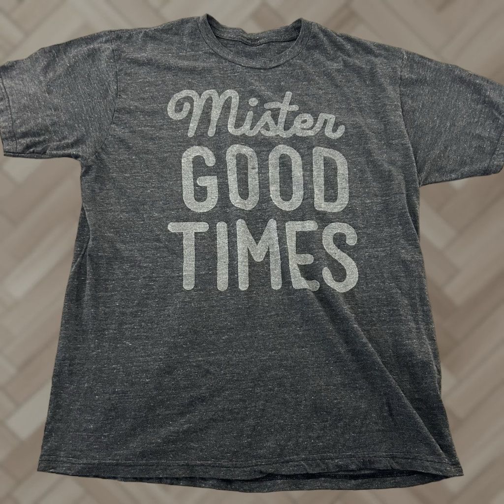 Vintage Buy Me Brunch Mister Good Times Short Sleeve T Shirt Men's Large Gray Size US L / EU 52-54 / 3 - 1 Thumbnail