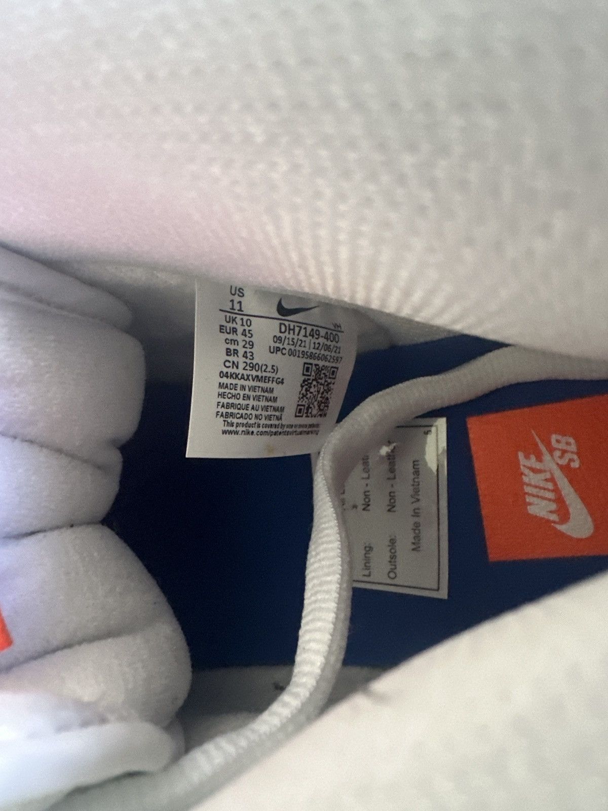 Nike Nike SB Dunk High ISO Size US 11 / EU 44 - 6 Thumbnail