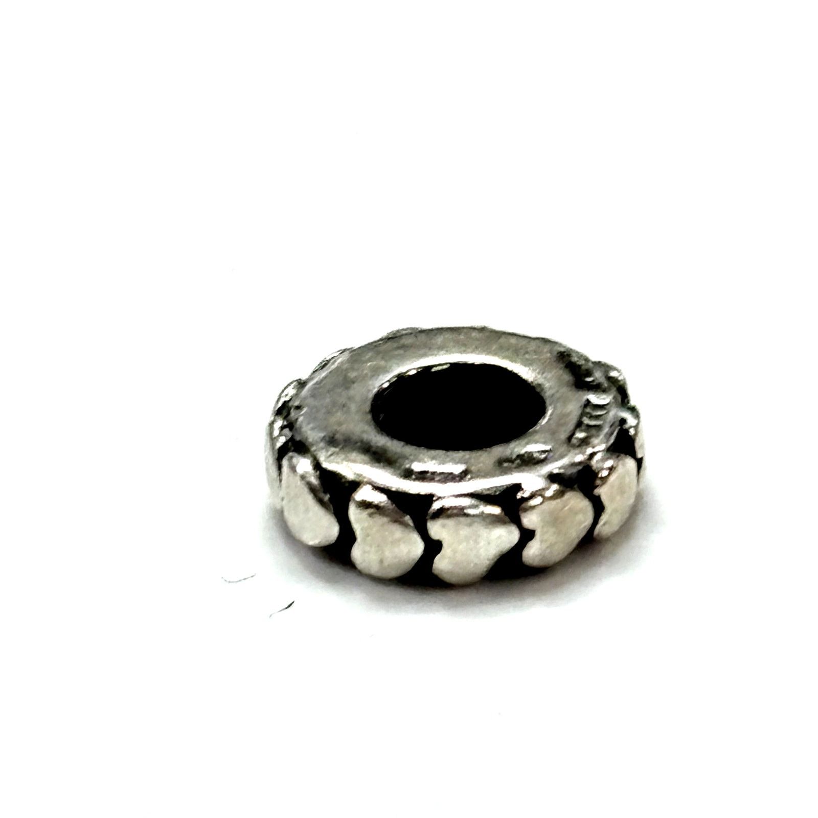 Other BREV Sterling Silver Women's 925 Italy Hearts Spacer Bead Size ONE SIZE - 1 Thumbnail