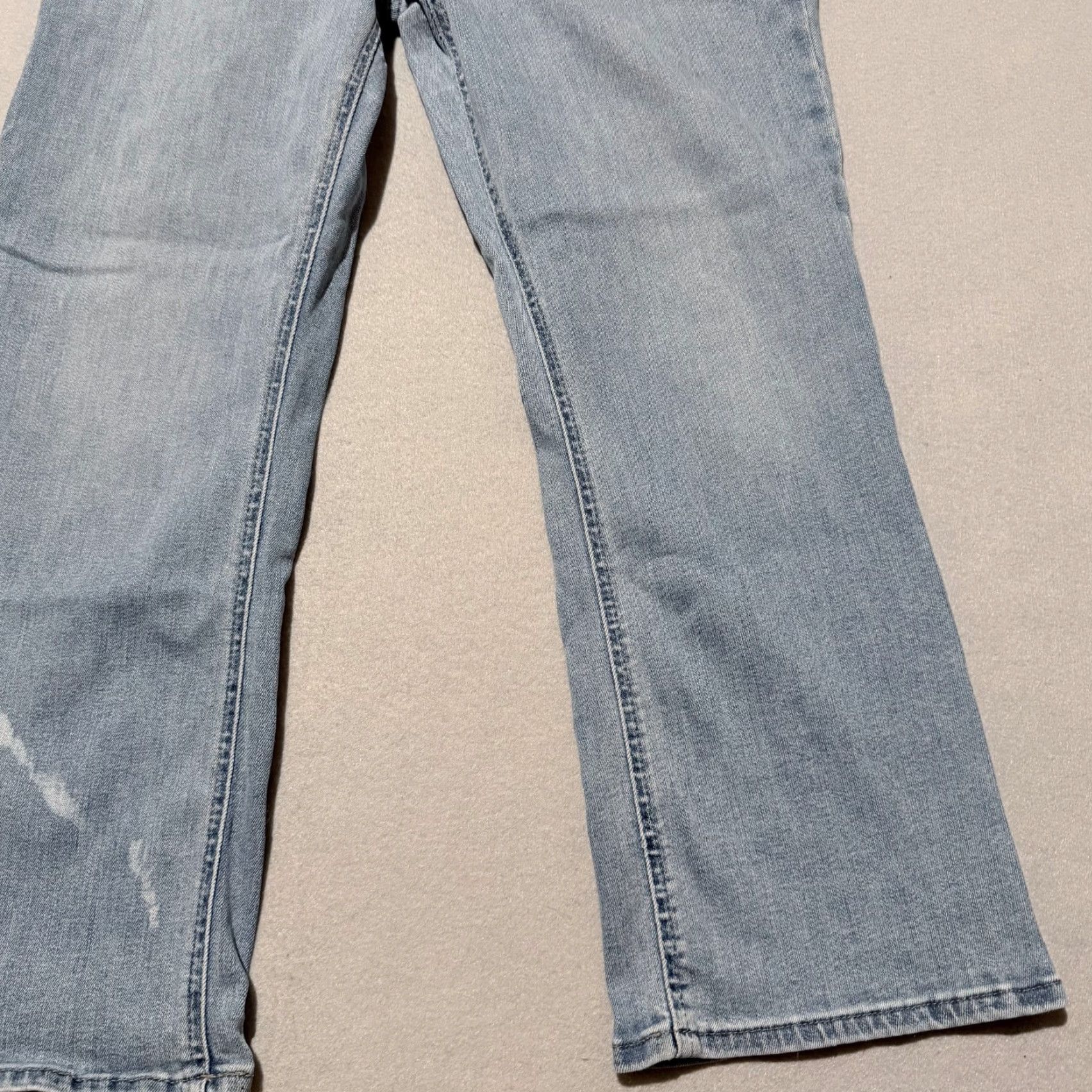 Lee Lee Jeans Jeans Women Blue Light Wash Denim Stretch Pocket Classic Straight Zip Fly 14M Size 36" / US 14 / IT 50 - 6 Thumbnail