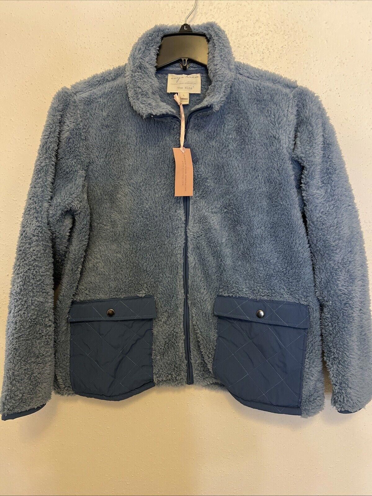Ben Sherman evy's tree The Nina Sherpa Storm Blue Color Size L jacket Size L / US 10 / IT 46 - 1 Thumbnail