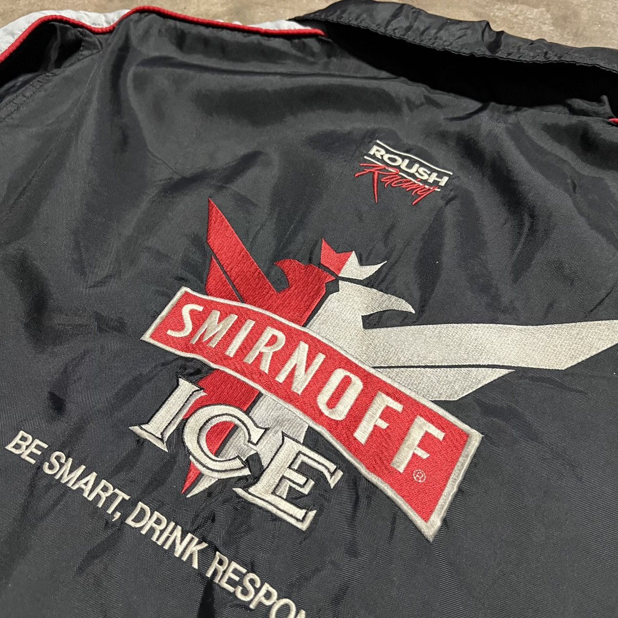 NASCAR Vintage Smirnoff Ice NASCAR Jacket Kurt Busch Zip Up Racing Size US XL / EU 56 / 4 - 10 Thumbnail