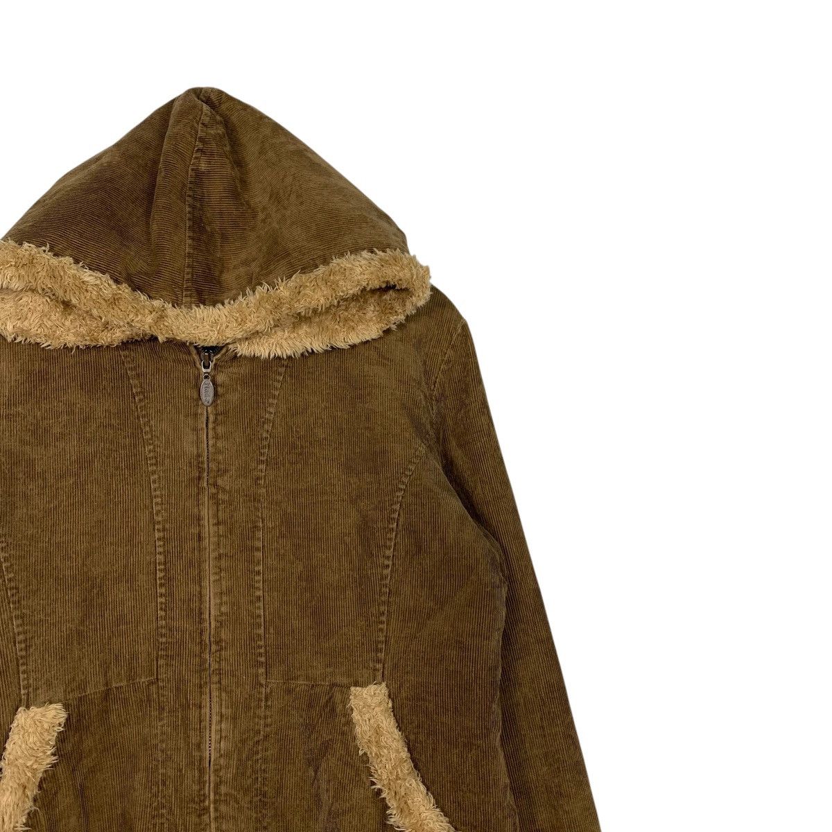 Japanese Brand MUDD Corduroy Hoodie Jacket #2162-C95 Size US L / EU 52-54 / 3 - 4 Thumbnail