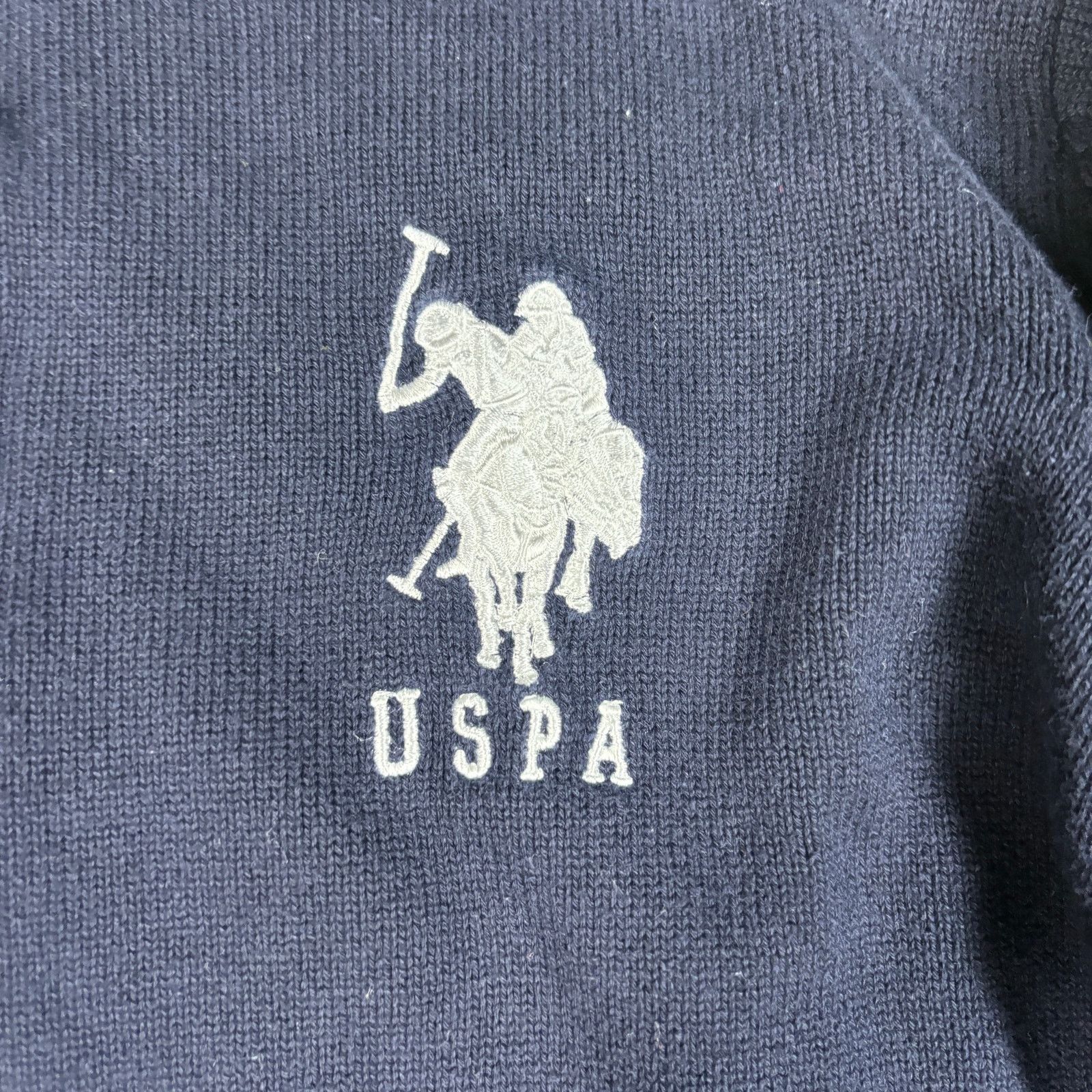 U.S. Polo Assn. y2k 2000s style US Polo Assn fleece quarter zip jacket L Size US L / EU 52-54 / 3 - 3 Thumbnail