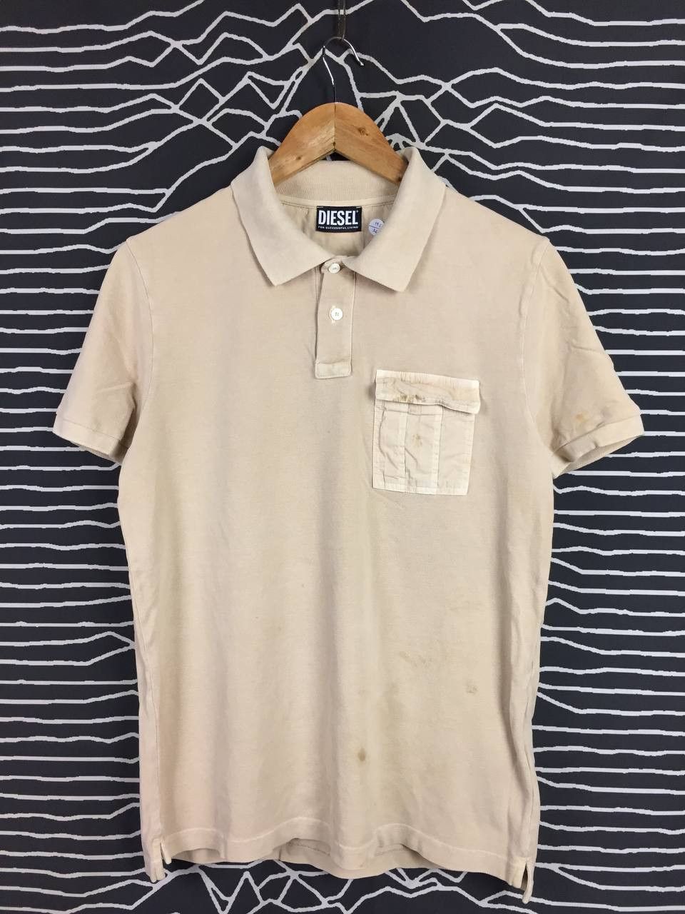 Diesel Diesel T-SMITTY Utility Pocket Workwear Style Polo Tee Size US S / EU 44-46 / 1 - 1 Thumbnail