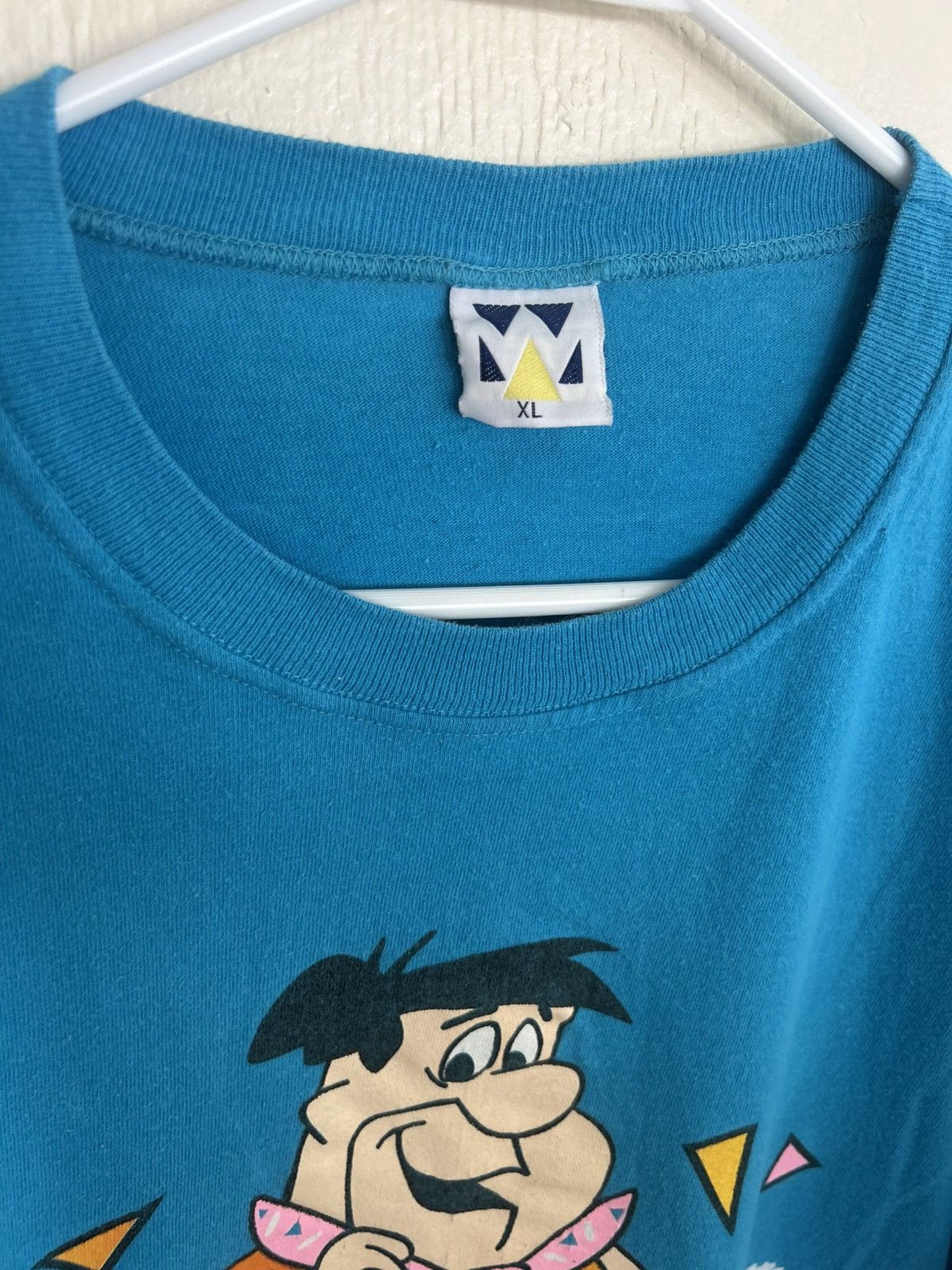 Vintage 90s Vintage Hanna Barbera Fred Flintstone Graphic T-shirt Size US XL / EU 56 / 4 - 3 Thumbnail