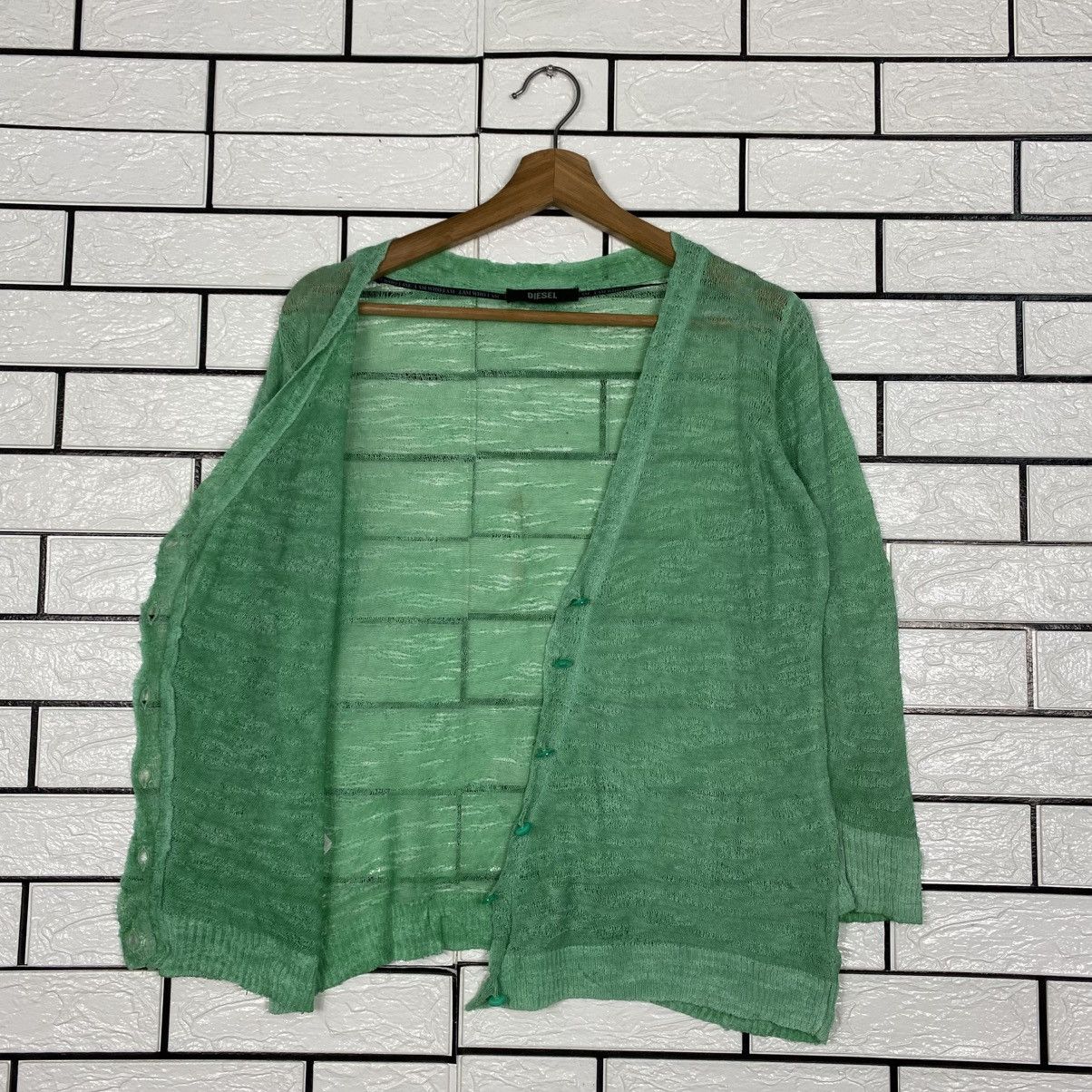 Diesel 📌Light Cardigan Button Cropped Diesel Size US M / EU 48-50 / 2 - 12 Thumbnail
