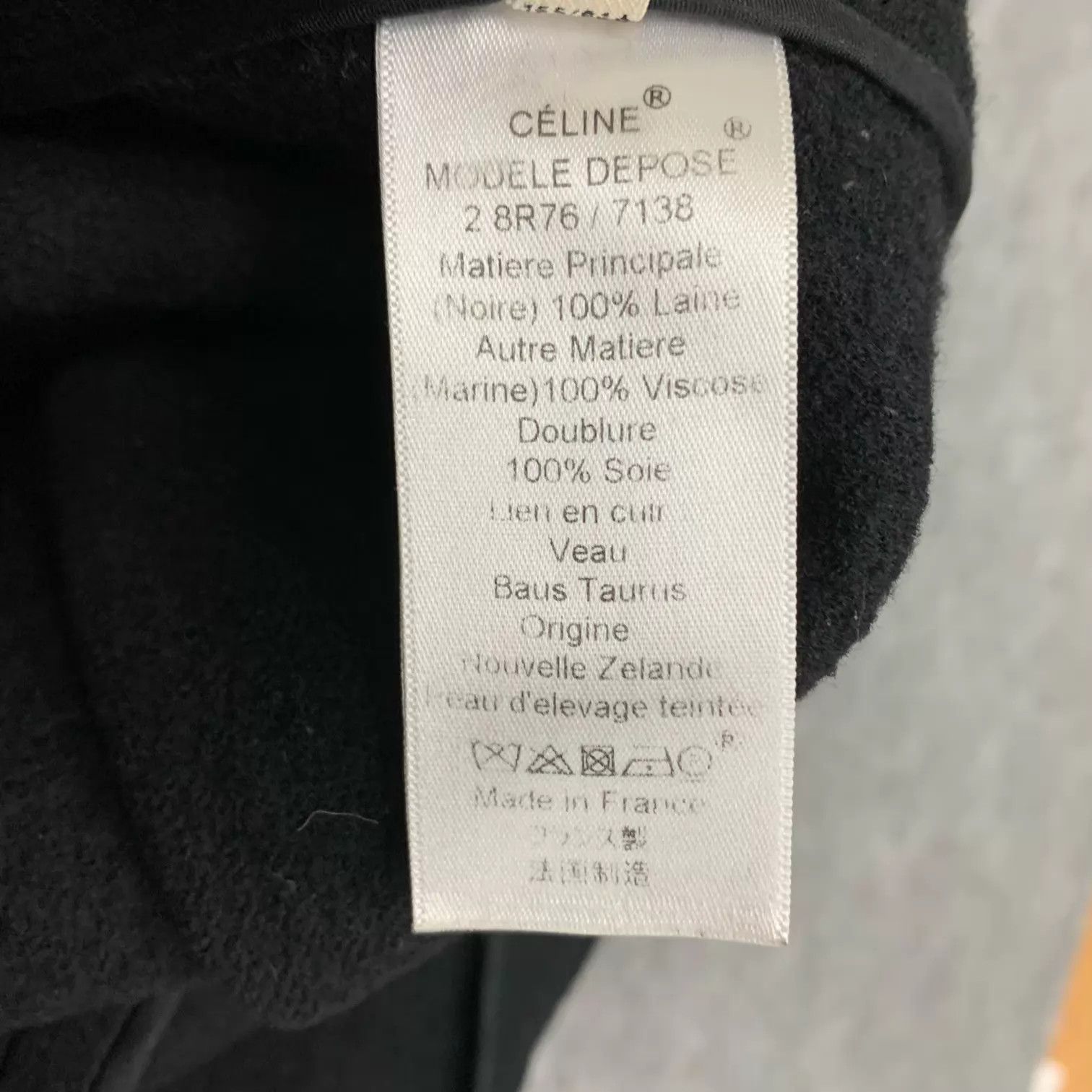 Celine Celine Black Wool Long Overcoat 36 95 New Size XS / US 0-2 / IT 36-38 - 5 Thumbnail